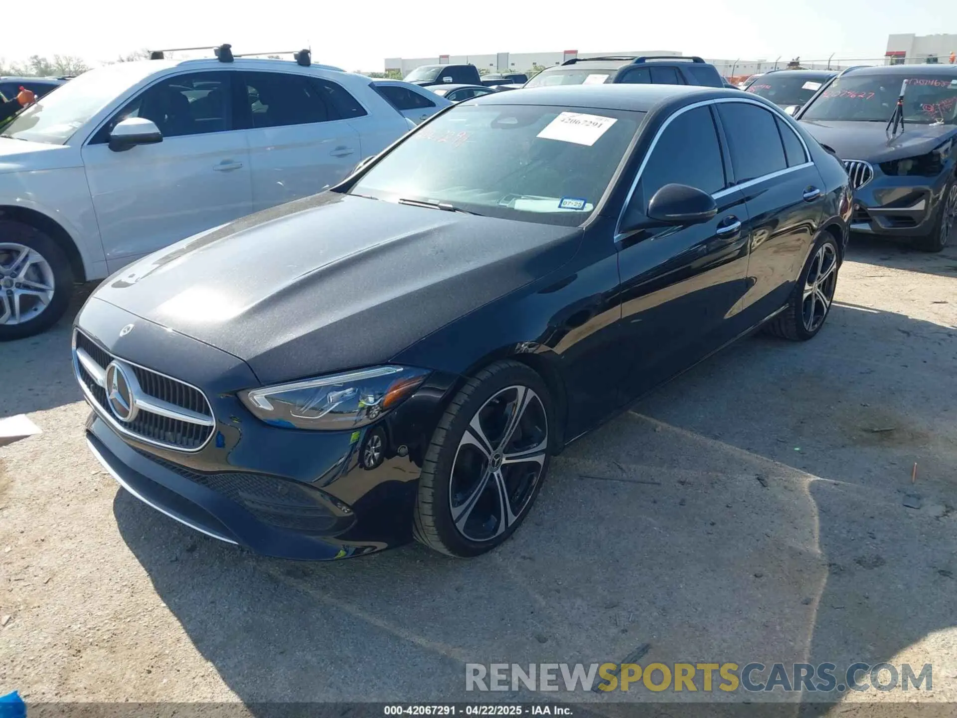 2 Photograph of a damaged car W1KAF4GB5PR139666 MERCEDES-BENZ C 300 2023
