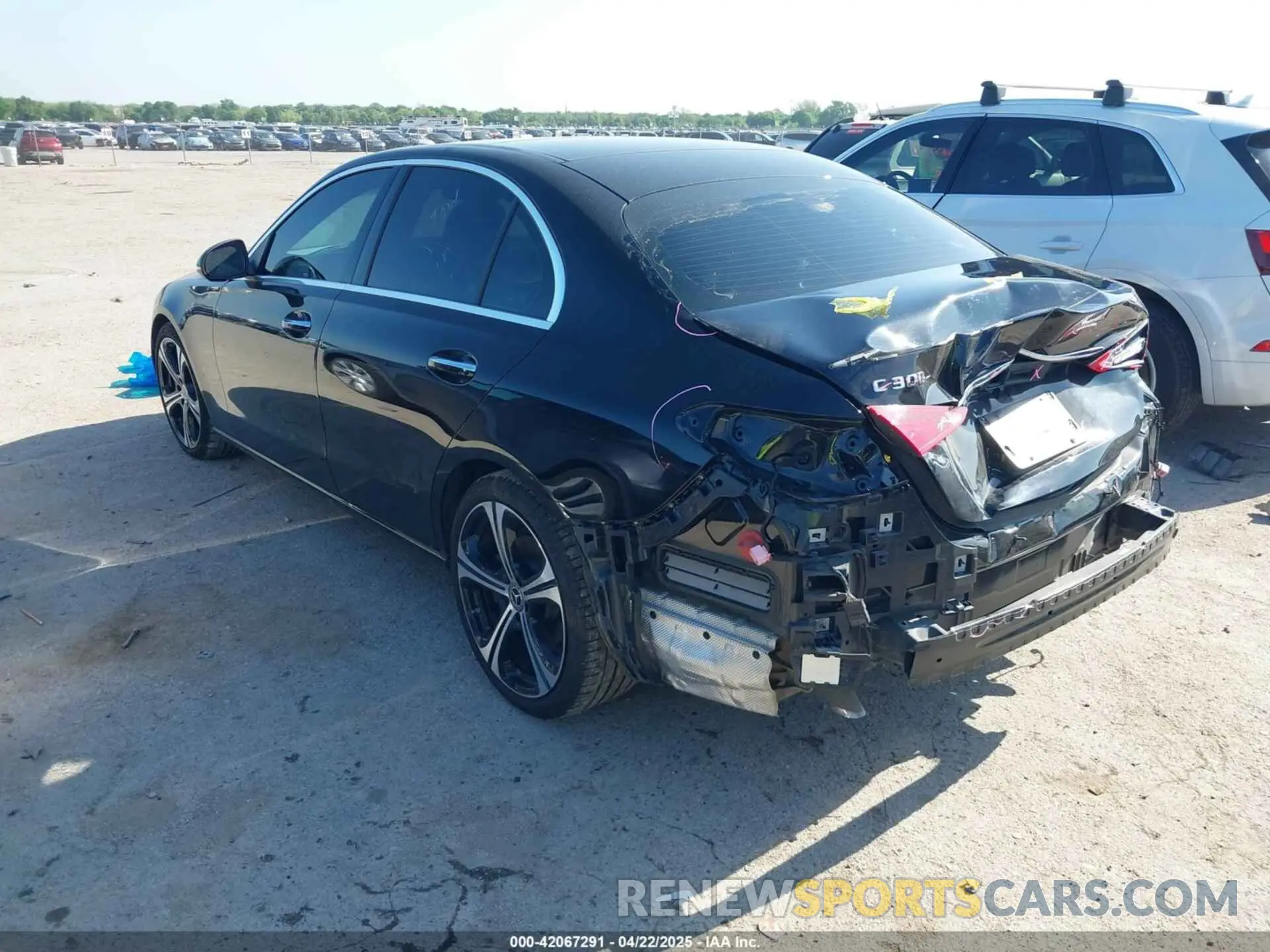 3 Photograph of a damaged car W1KAF4GB5PR139666 MERCEDES-BENZ C 300 2023
