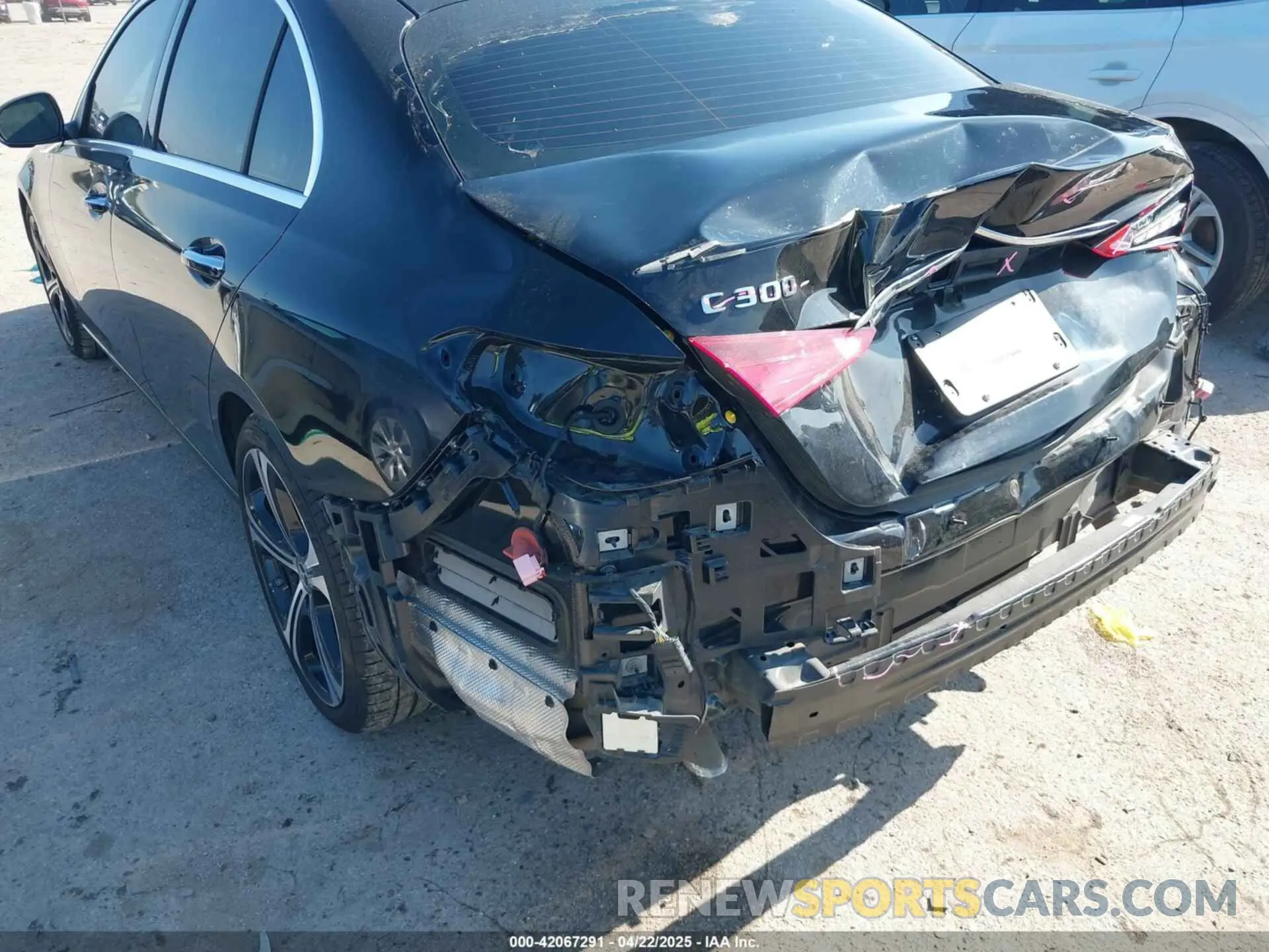6 Photograph of a damaged car W1KAF4GB5PR139666 MERCEDES-BENZ C 300 2023