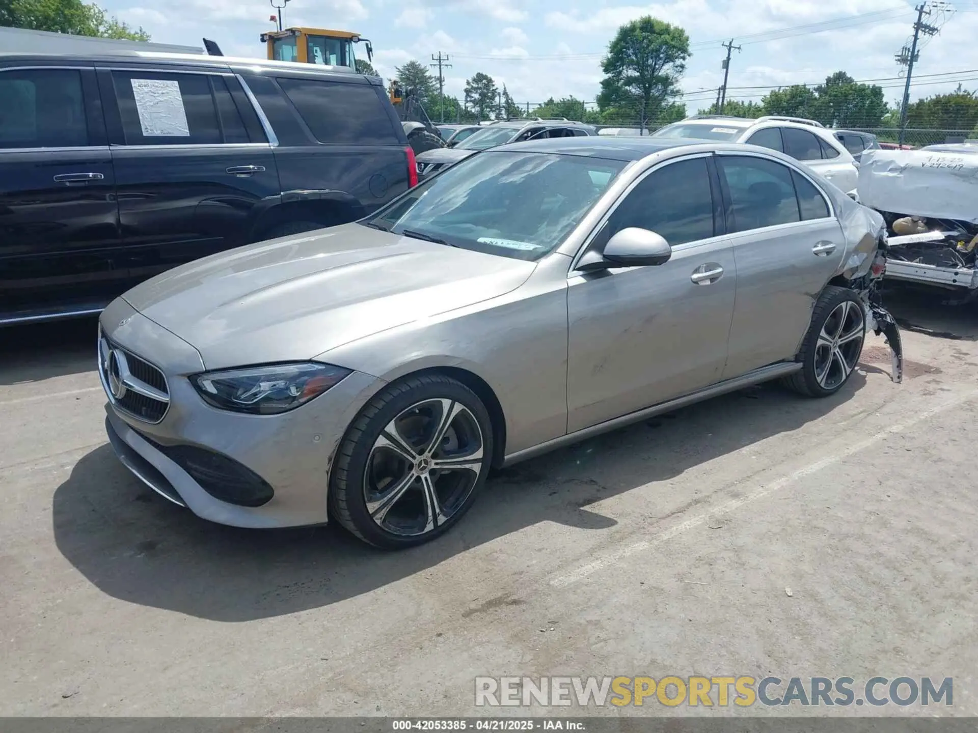 2 Photograph of a damaged car W1KAF4GB6PR150935 MERCEDES-BENZ C 300 2023
