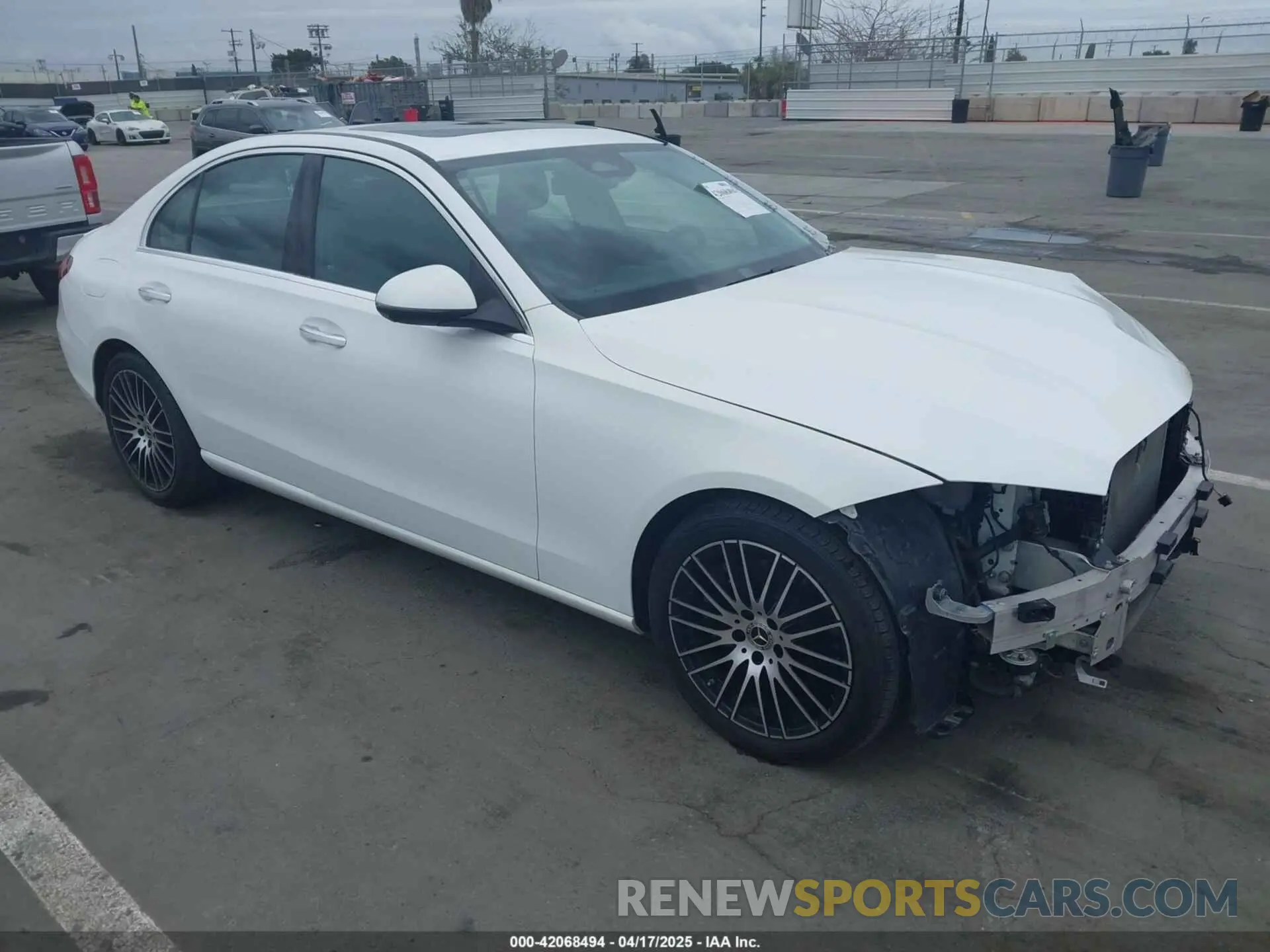 1 Photograph of a damaged car W1KAF4GB7PR099011 MERCEDES-BENZ C 300 2023
