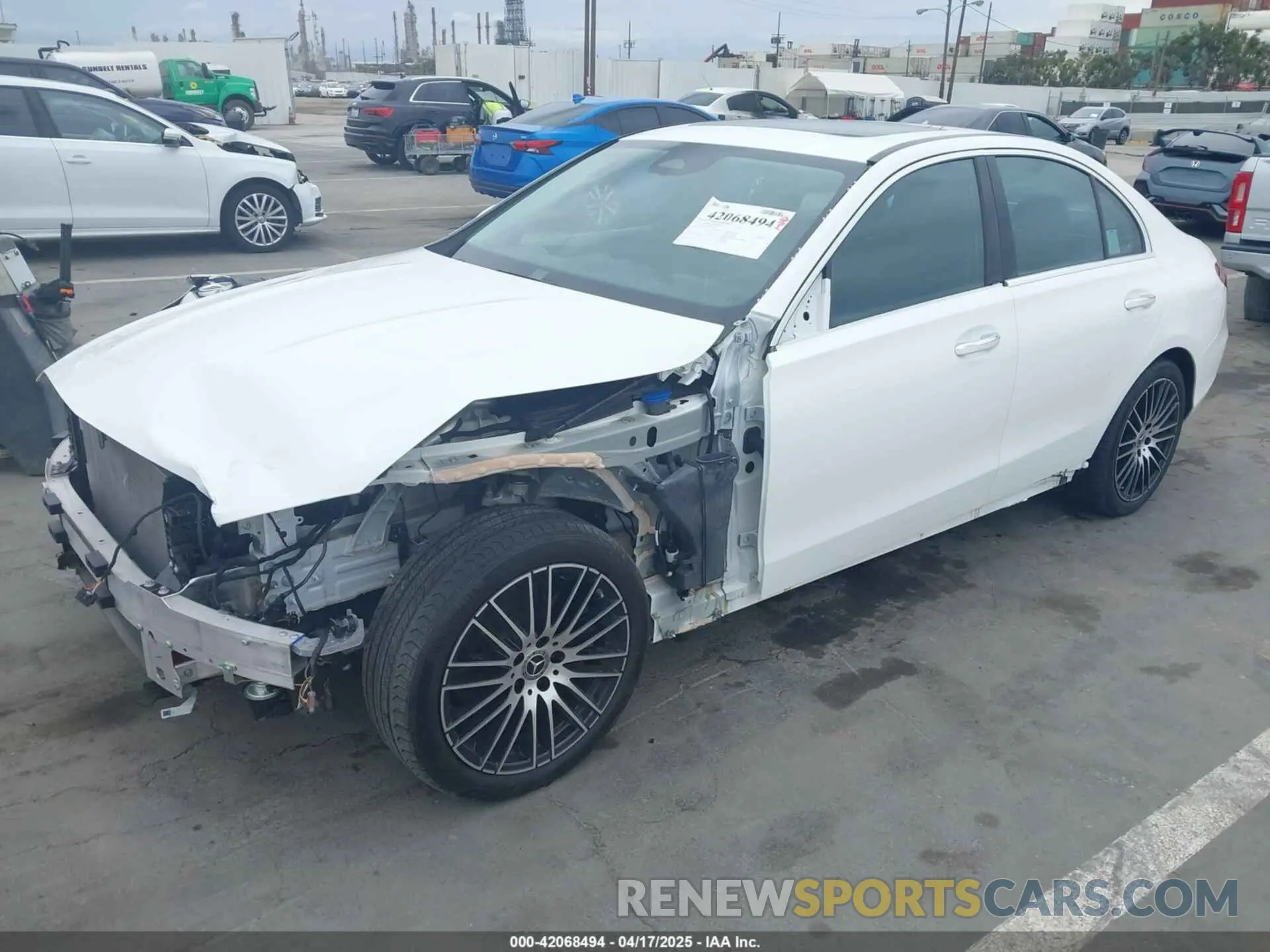 2 Photograph of a damaged car W1KAF4GB7PR099011 MERCEDES-BENZ C 300 2023