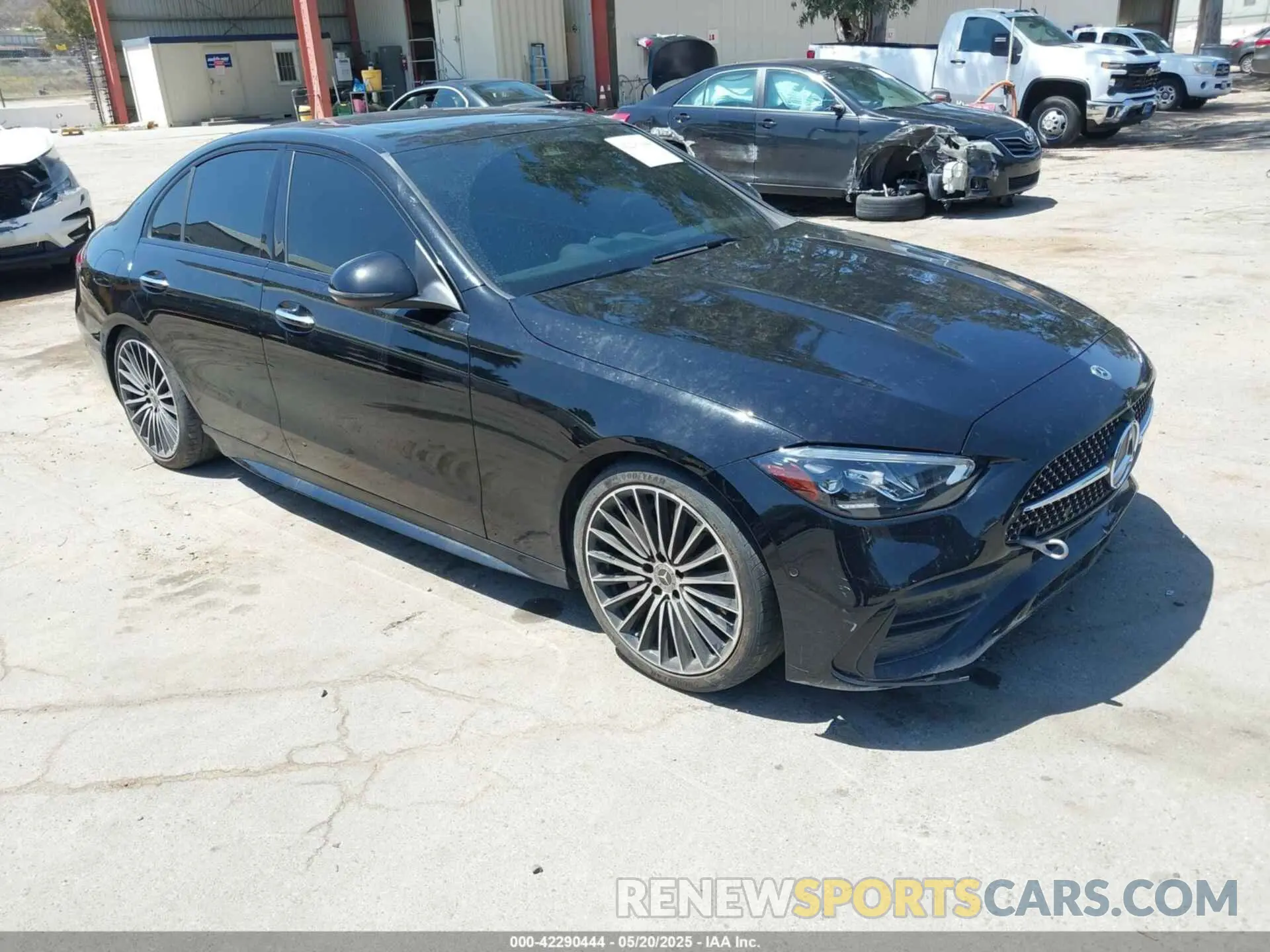 1 Photograph of a damaged car W1KAF4GB7PR154699 MERCEDES-BENZ C 300 2023