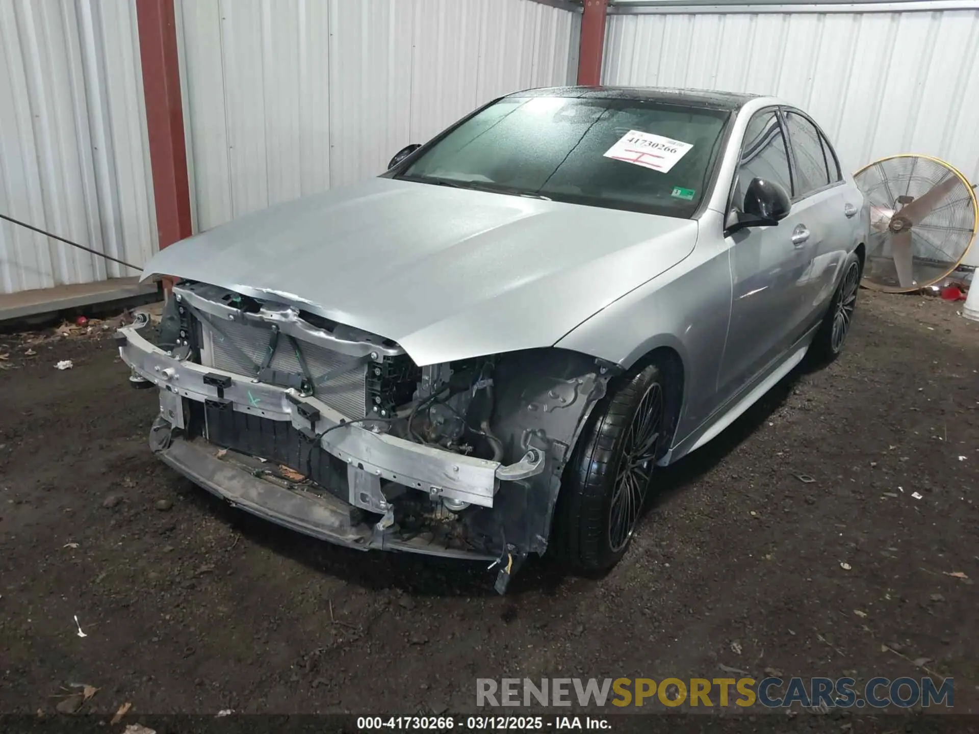 2 Photograph of a damaged car W1KAF4GB8PR105415 MERCEDES-BENZ C 300 2023