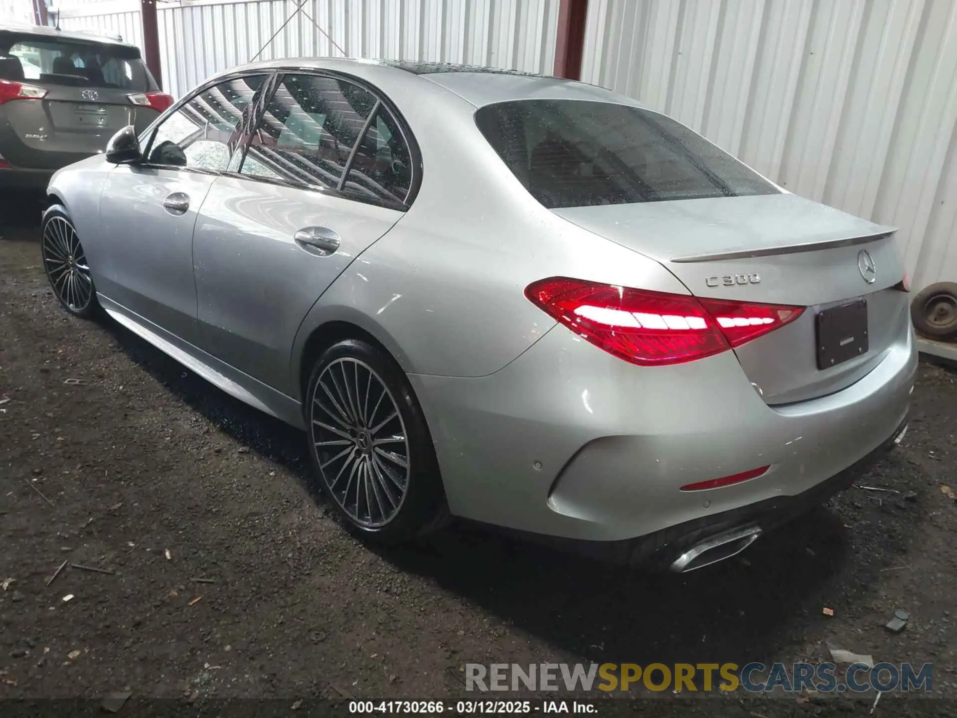 3 Photograph of a damaged car W1KAF4GB8PR105415 MERCEDES-BENZ C 300 2023