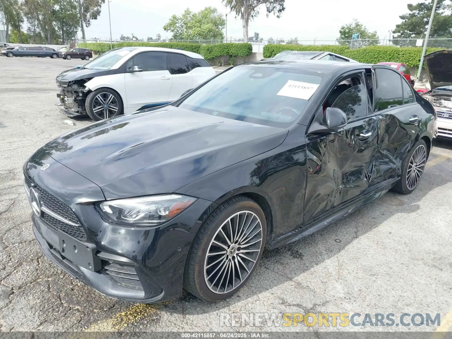 2 Photograph of a damaged car W1KAF4GB8PR136695 MERCEDES-BENZ C 300 2023