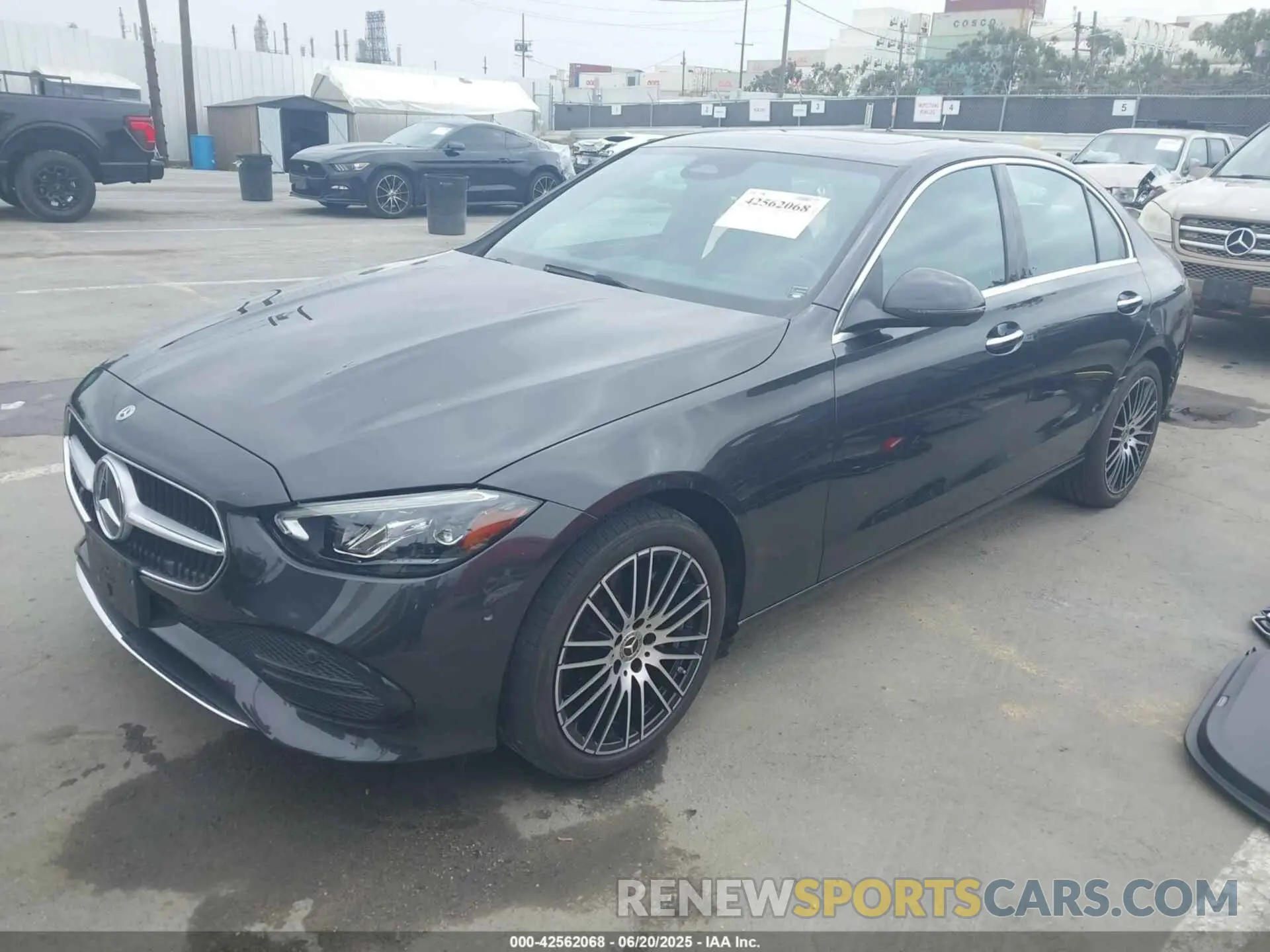 2 Photograph of a damaged car W1KAF4GB8PR144957 MERCEDES-BENZ C 300 2023