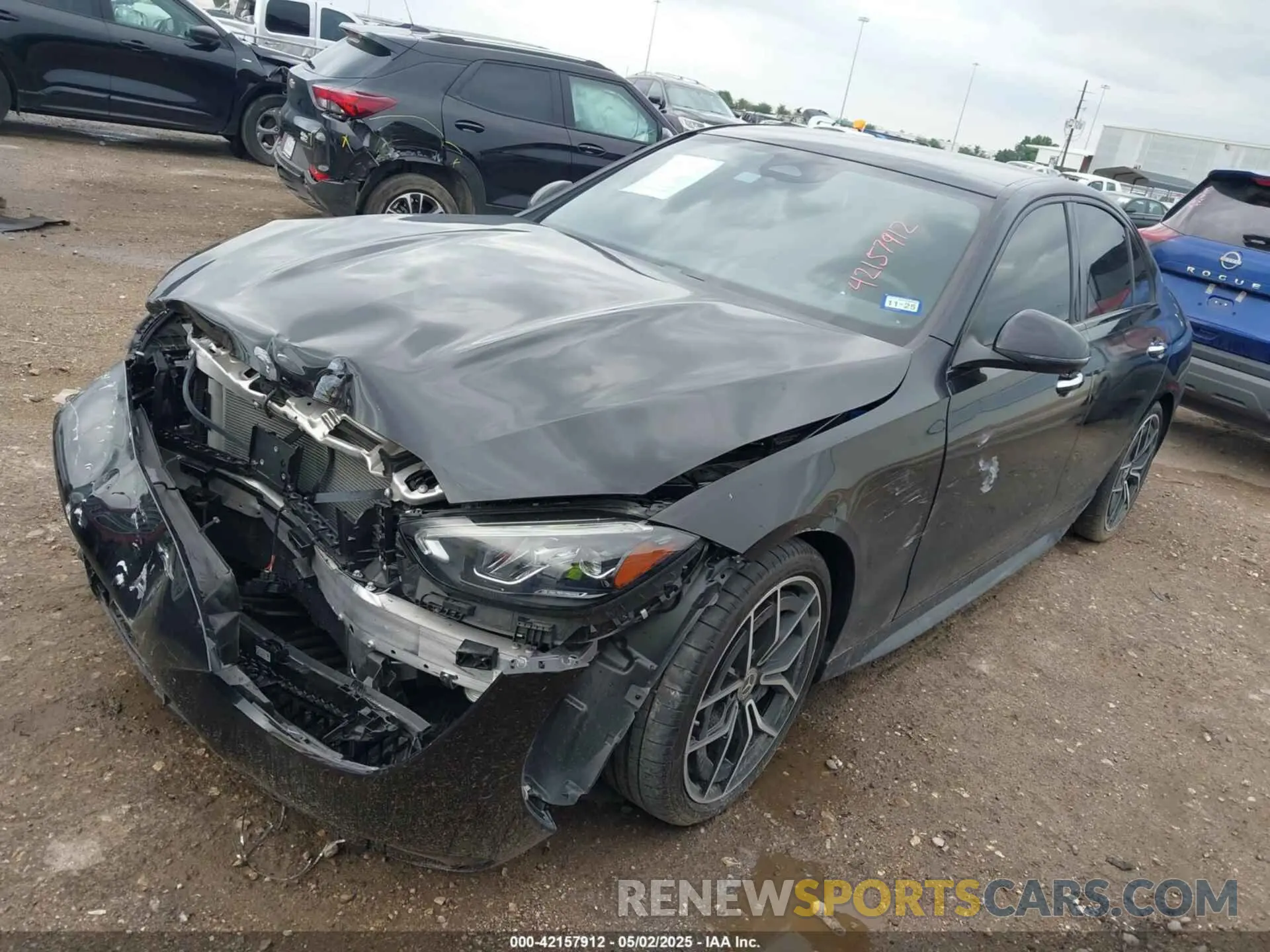 2 Photograph of a damaged car W1KAF4GB9PR071002 MERCEDES-BENZ C 300 2023