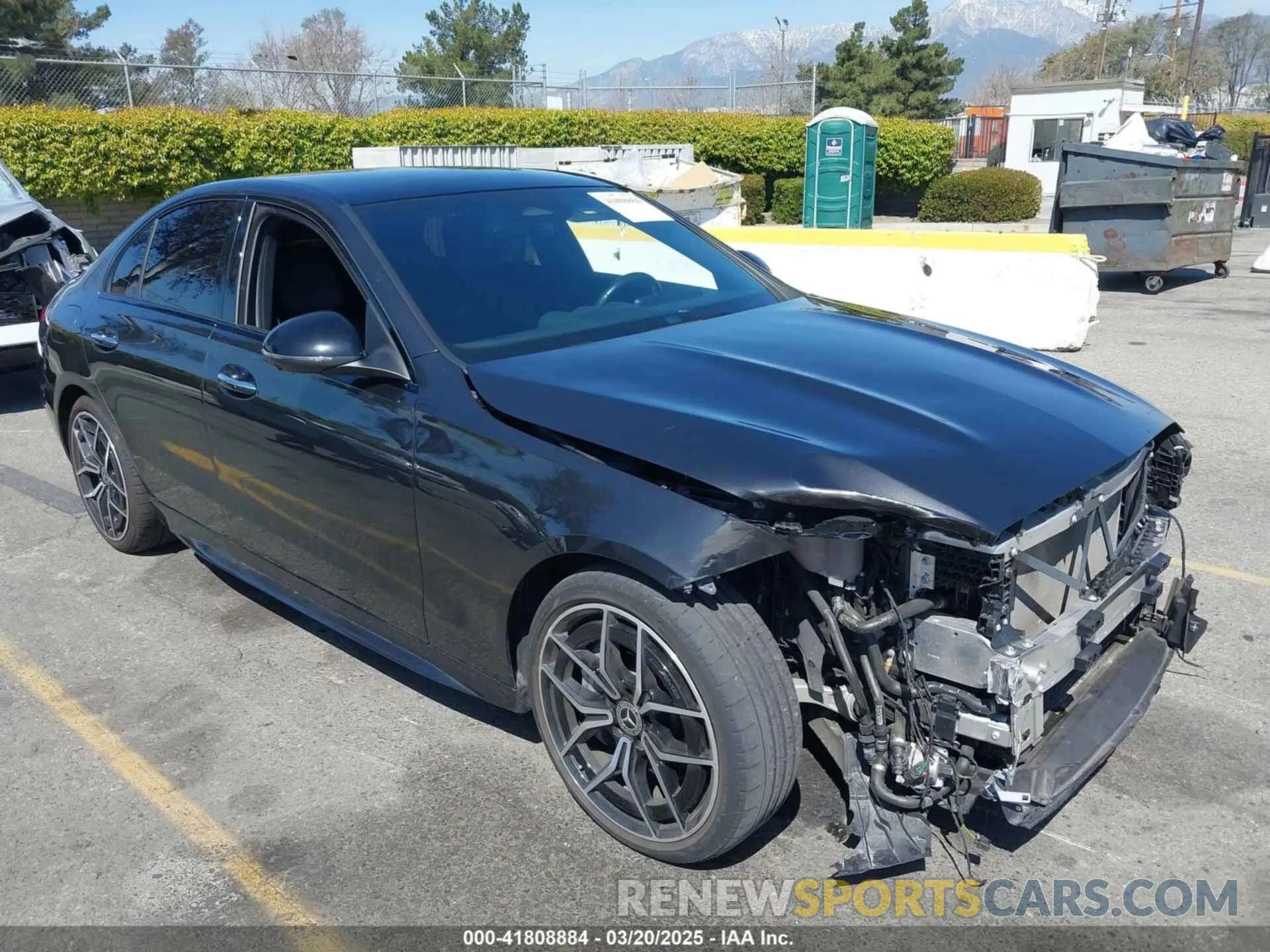 1 Photograph of a damaged car W1KAF4GB9PR108212 MERCEDES-BENZ C 300 2023