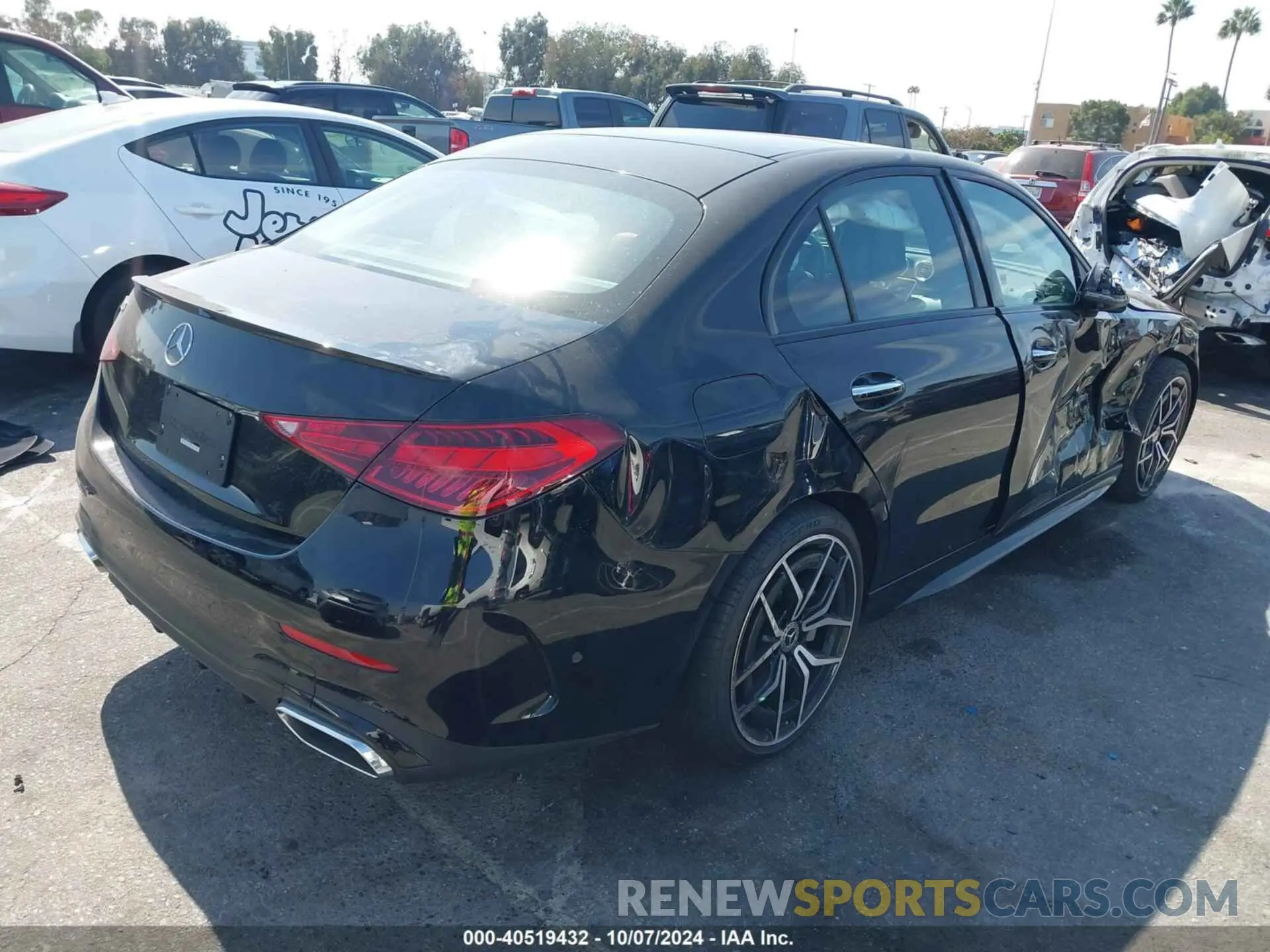 4 Photograph of a damaged car W1KAF4GB9PR130775 MERCEDES-BENZ C 300 2023