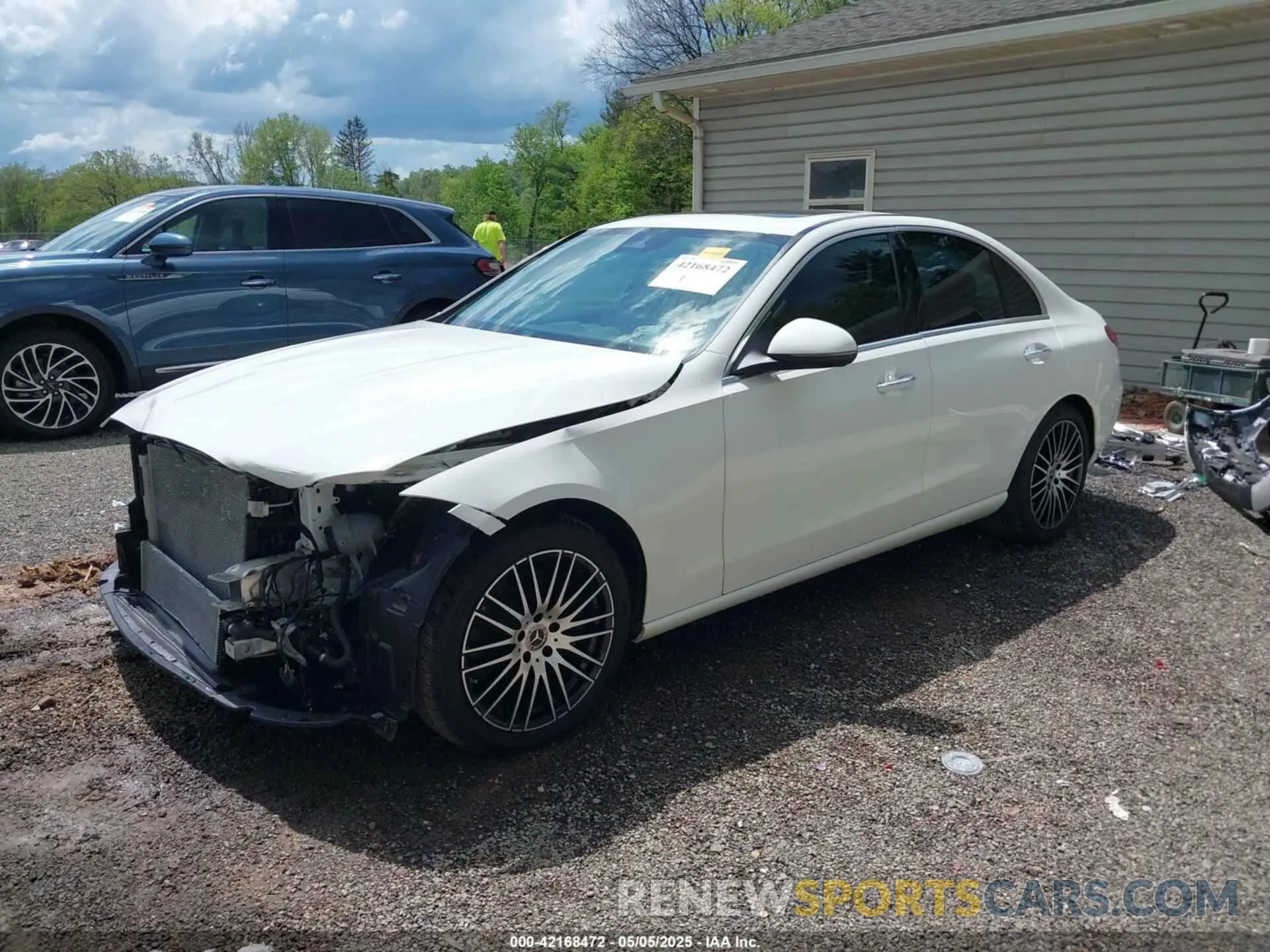 2 Photograph of a damaged car W1KAF4GBXPR094272 MERCEDES-BENZ C 300 2023