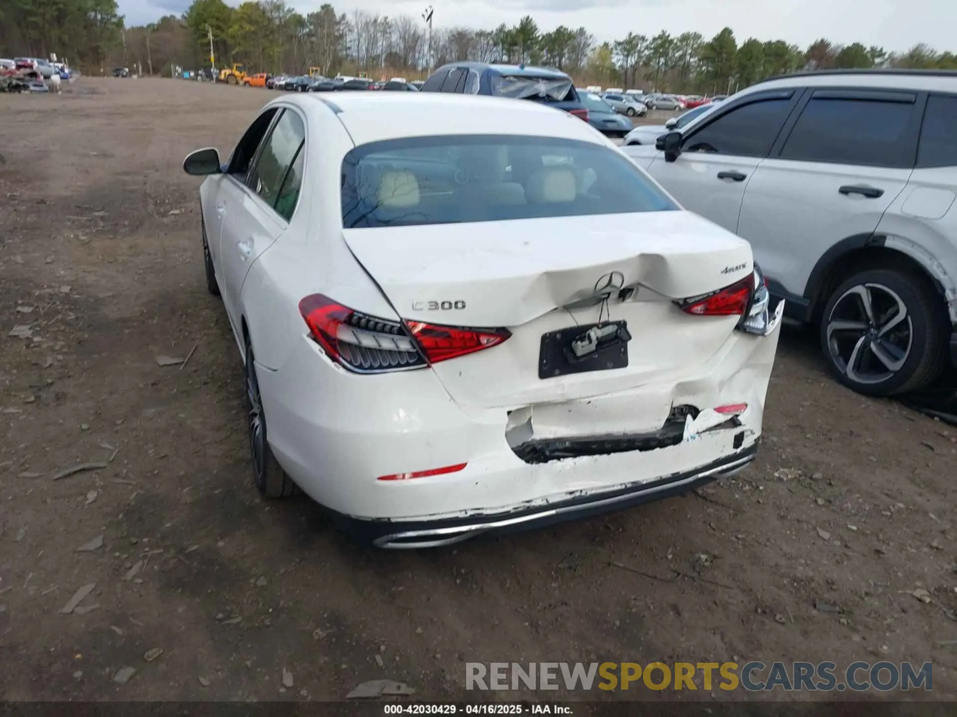 6 Photograph of a damaged car W1KAF4HB0PR099804 MERCEDES-BENZ C 300 2023