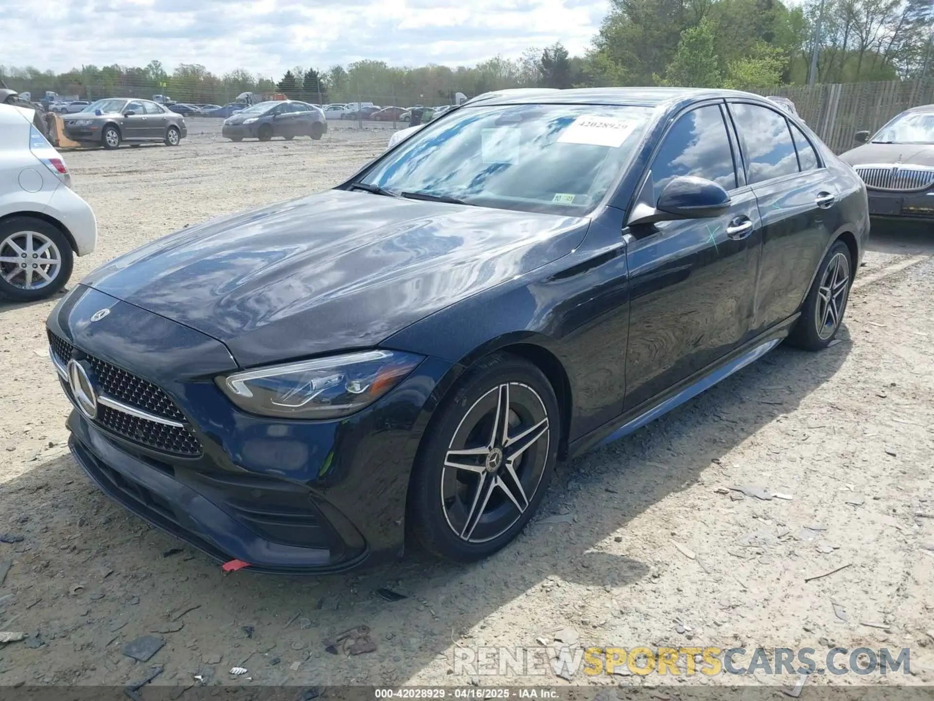 2 Photograph of a damaged car W1KAF4HB1PR122331 MERCEDES-BENZ C 300 2023