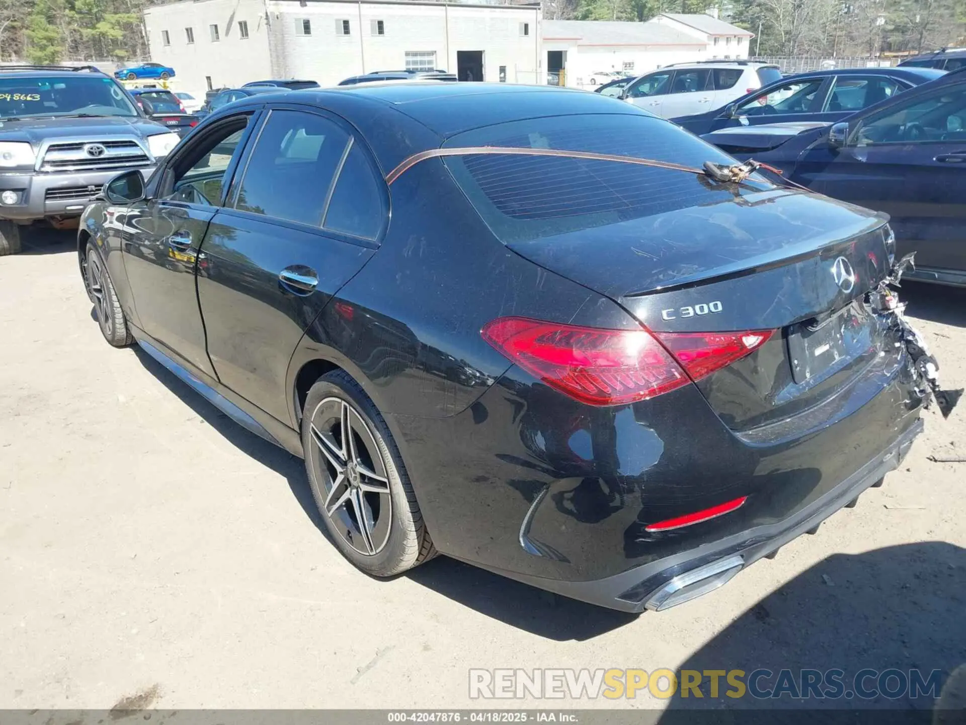 3 Photograph of a damaged car W1KAF4HB3PR104736 MERCEDES-BENZ C 300 2023