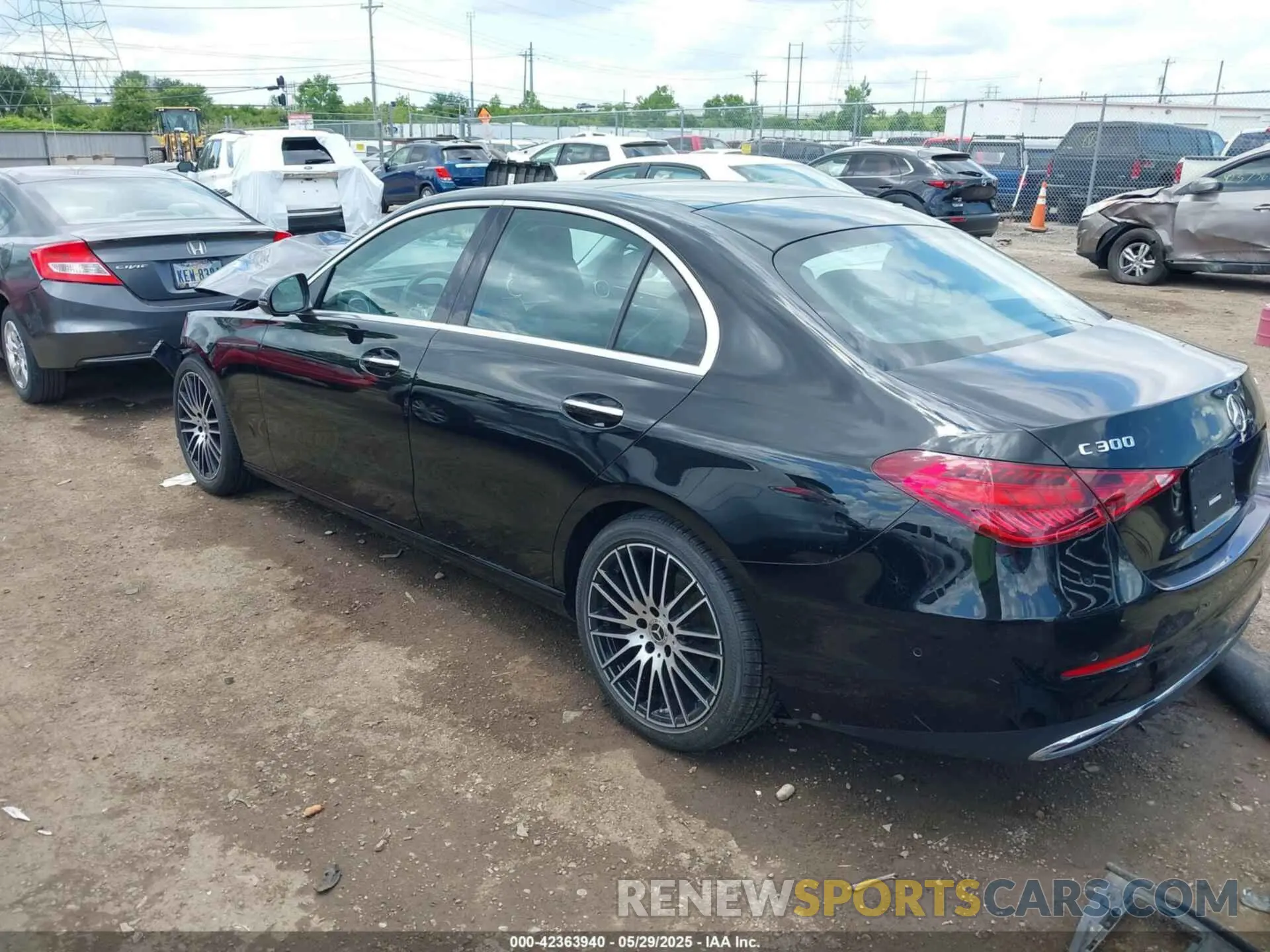 3 Photograph of a damaged car W1KAF4HB7PR120535 MERCEDES-BENZ C 300 2023