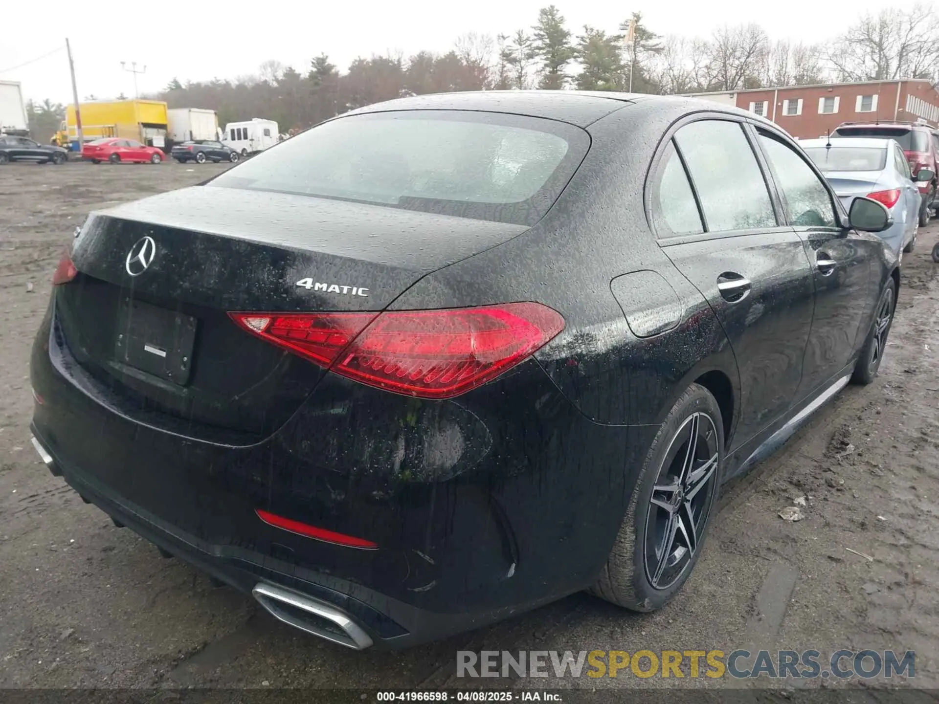 4 Photograph of a damaged car W1KAF4HB8PR109186 MERCEDES-BENZ C 300 2023