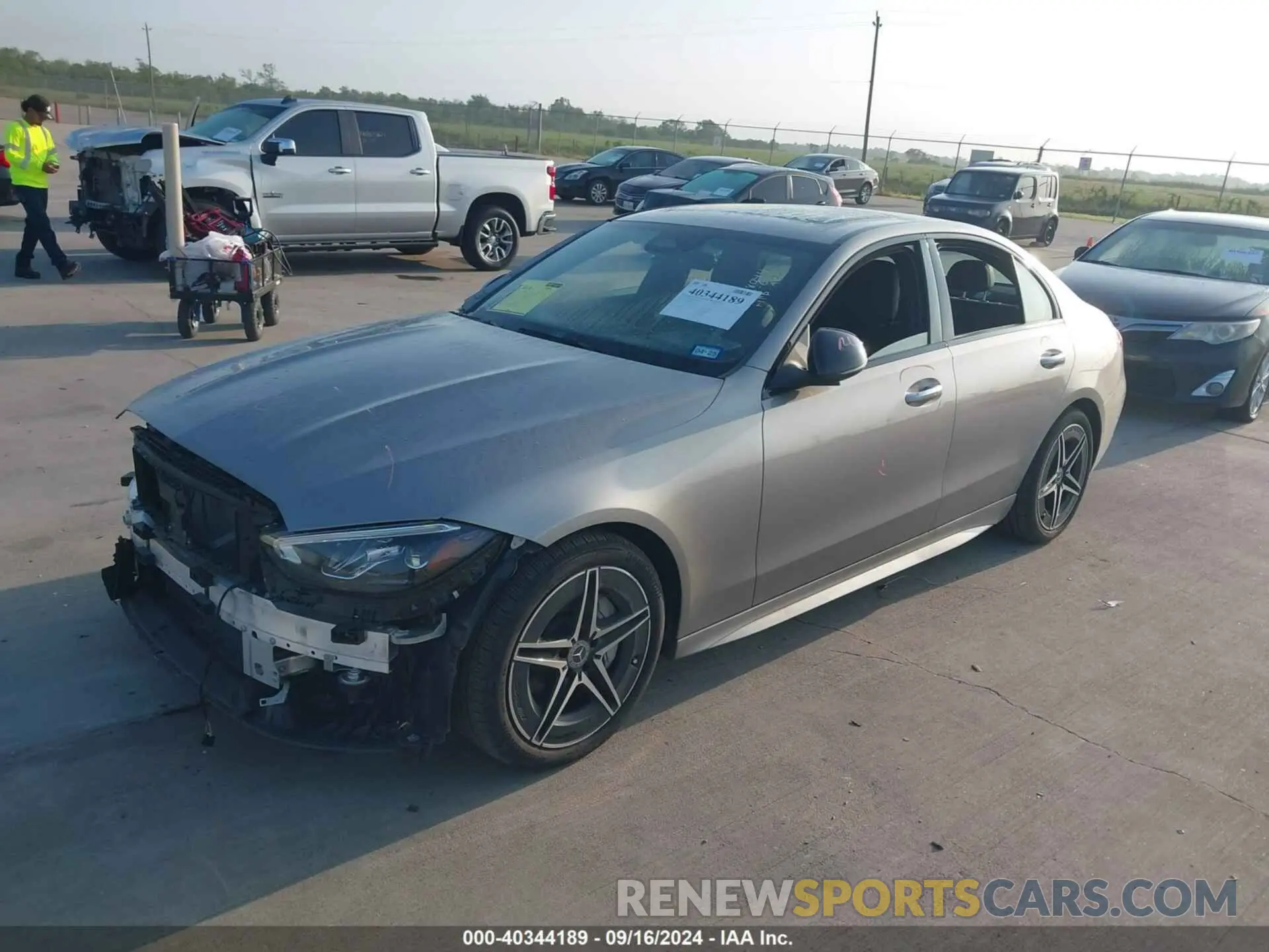 2 Photograph of a damaged car W1KAF4HB9PR153357 MERCEDES-BENZ C 300 2023