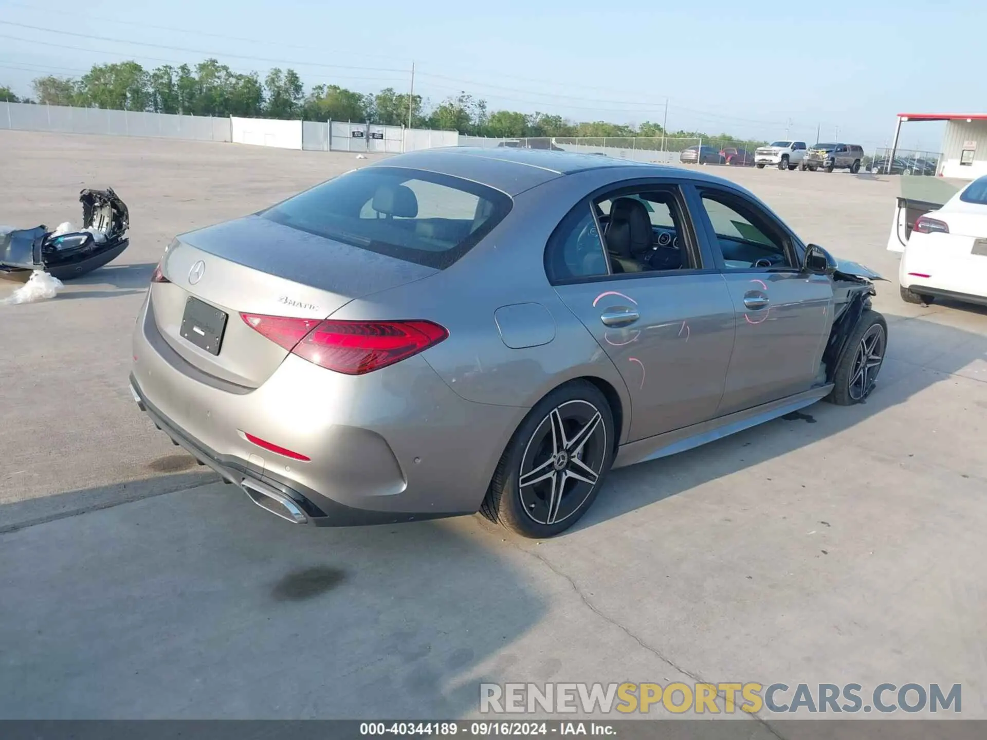 4 Photograph of a damaged car W1KAF4HB9PR153357 MERCEDES-BENZ C 300 2023