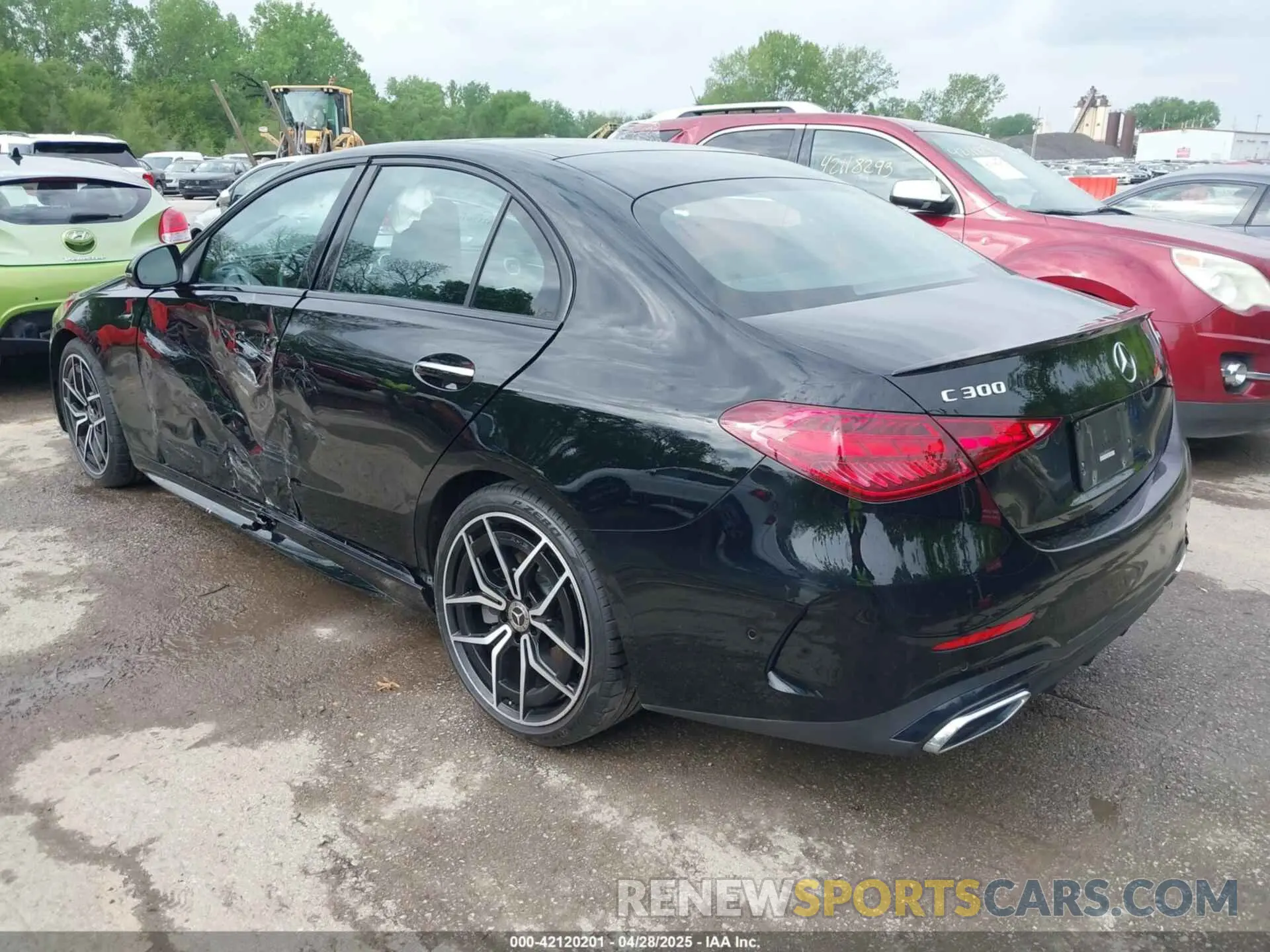 3 Photograph of a damaged car W1KAF4HBXPR102658 MERCEDES-BENZ C 300 2023