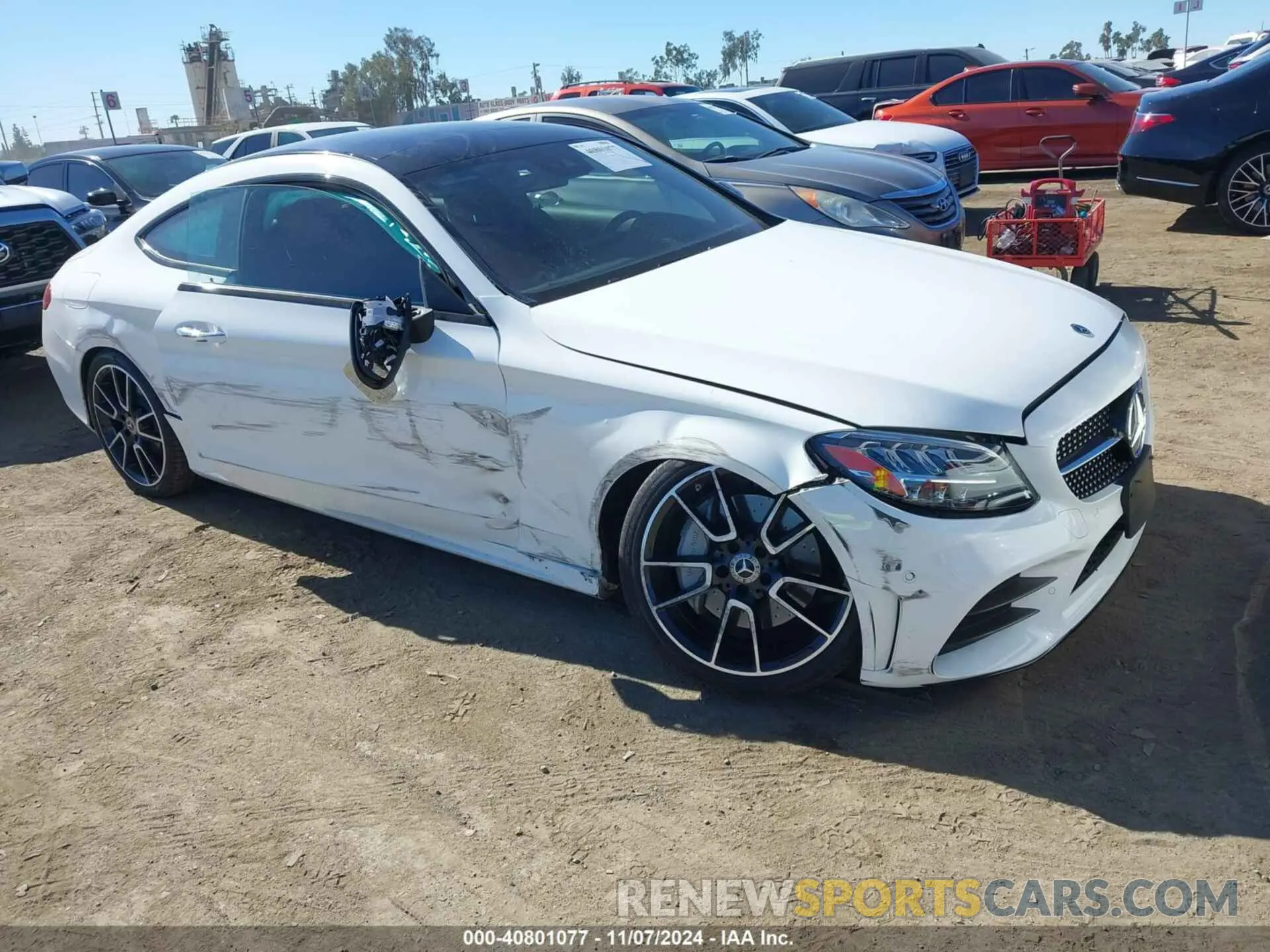 1 Photograph of a damaged car W1KWJ8DB7PG122444 MERCEDES-BENZ C 300 2023