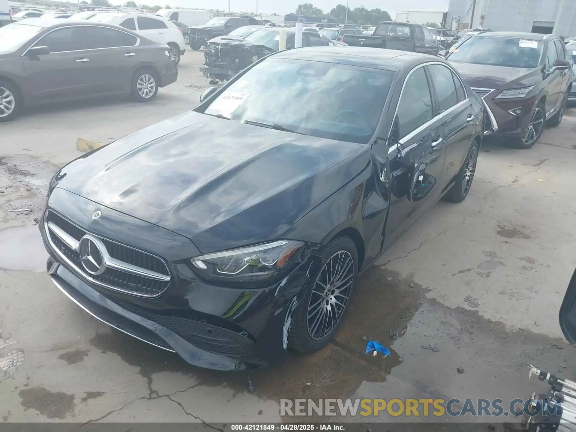 2 Photograph of a damaged car W1KAF4GB3RR235704 MERCEDES-BENZ C 300 2024