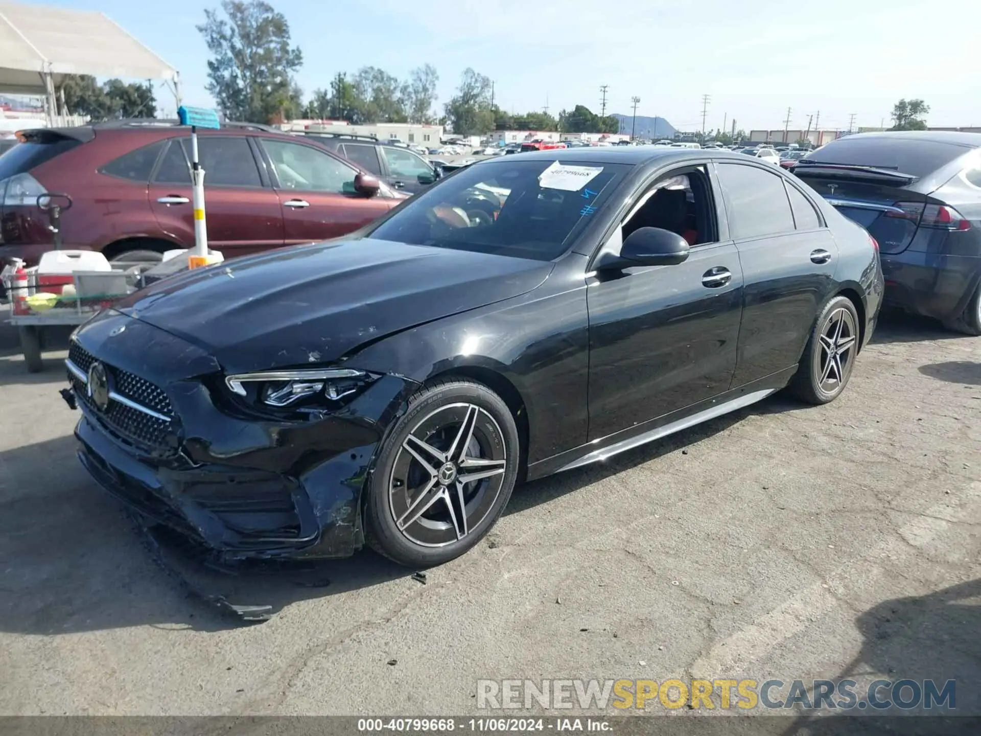 2 Photograph of a damaged car W1KAF4GB5RR208925 MERCEDES-BENZ C 300 2024