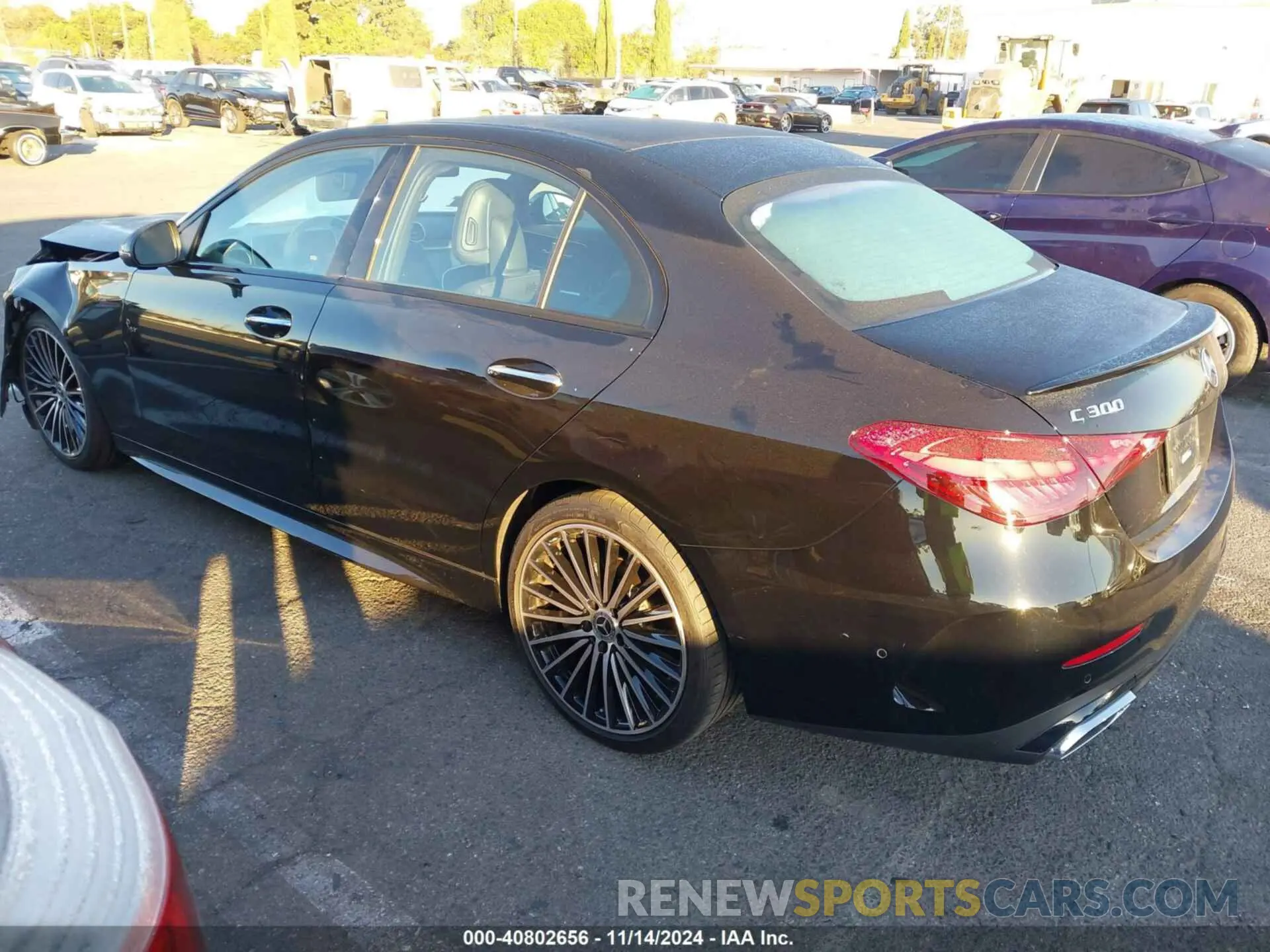3 Photograph of a damaged car W1KAF4GB6RR169522 MERCEDES-BENZ C 300 2024