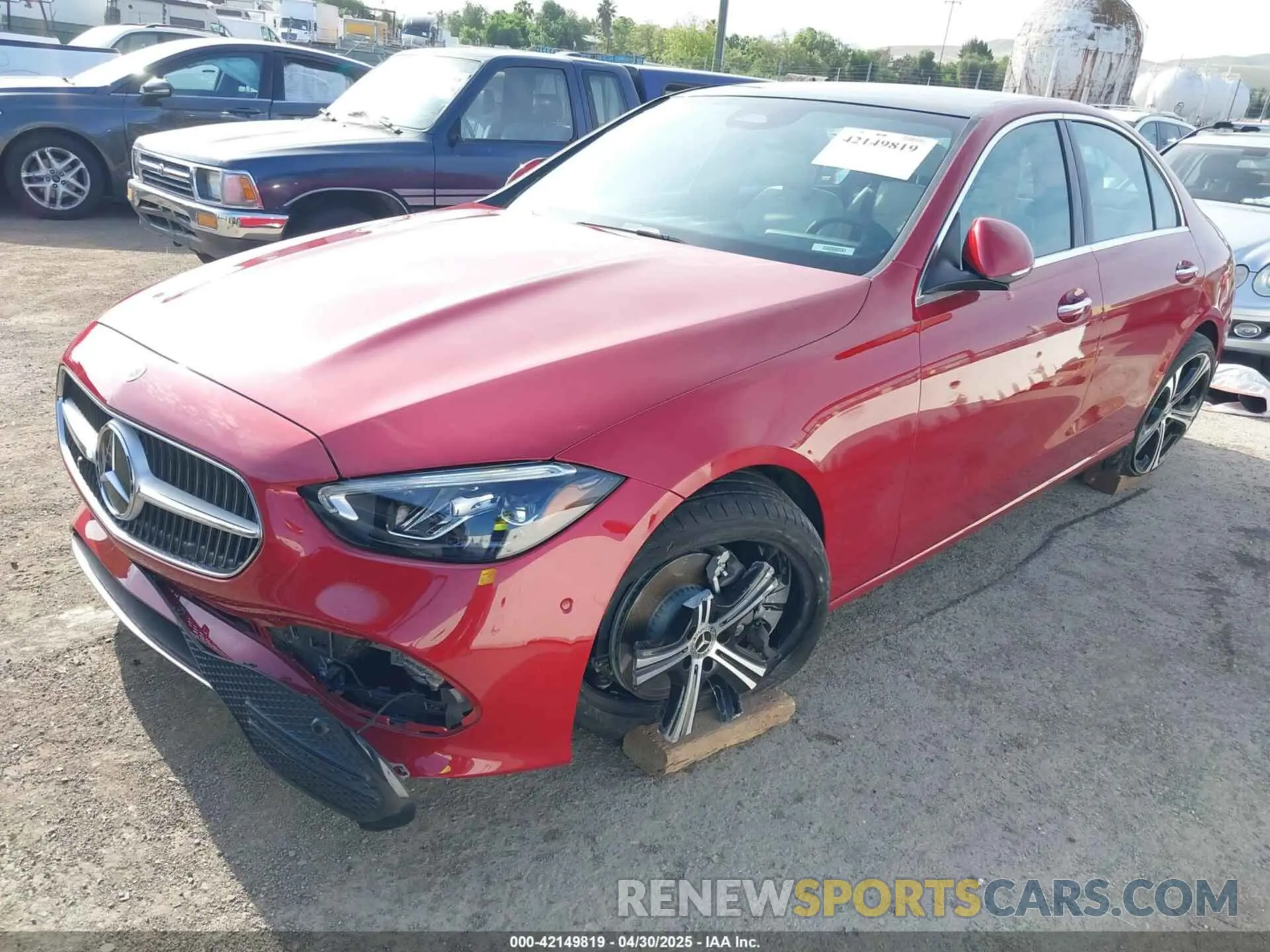 2 Photograph of a damaged car W1KAF4HB2RR236003 MERCEDES-BENZ C 300 2024