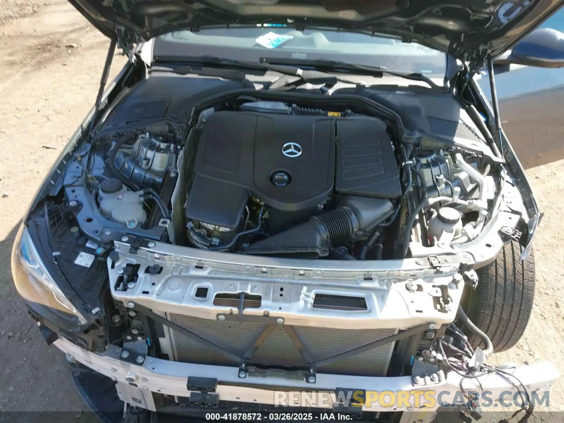 10 Photograph of a damaged car W1KAF4HB4RR160476 MERCEDES-BENZ C 300 2024