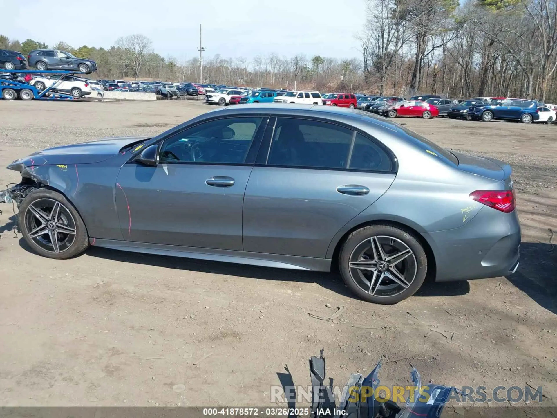 14 Photograph of a damaged car W1KAF4HB4RR160476 MERCEDES-BENZ C 300 2024