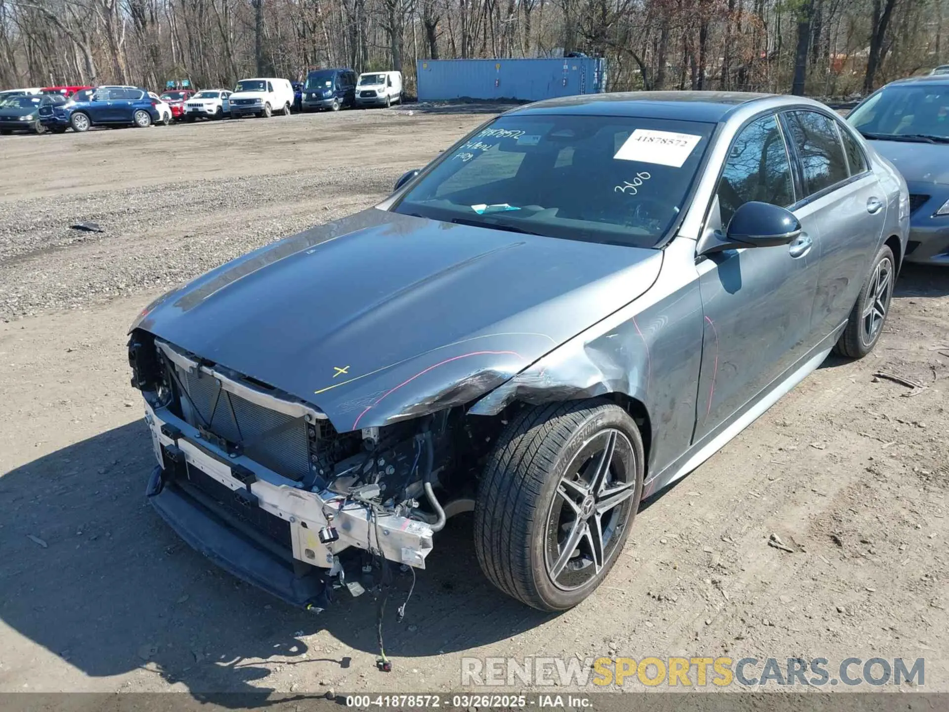 6 Photograph of a damaged car W1KAF4HB4RR160476 MERCEDES-BENZ C 300 2024