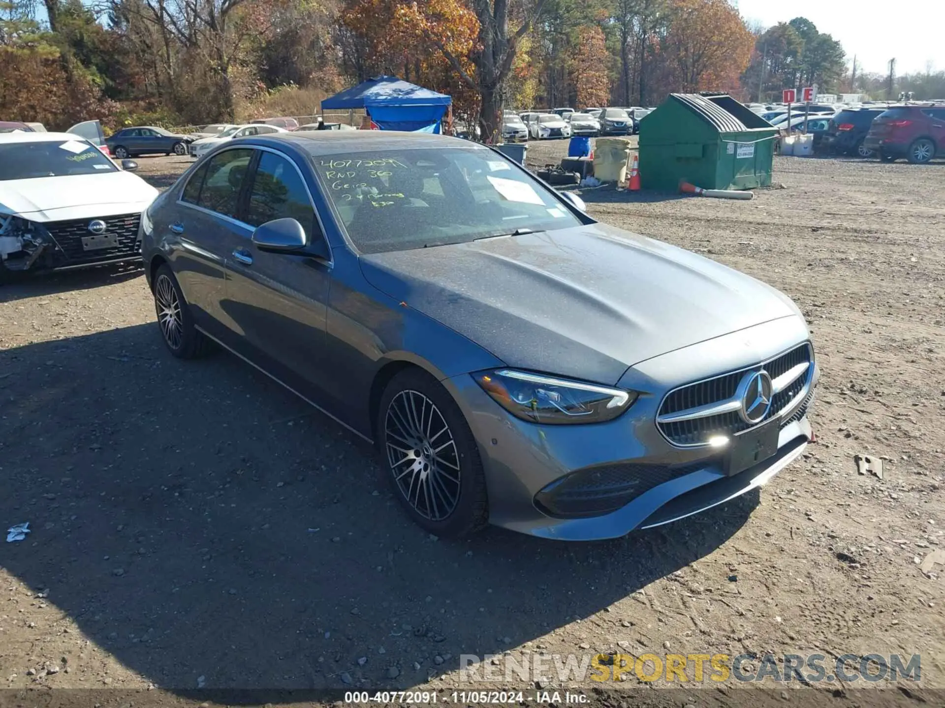 1 Photograph of a damaged car W1KAF4HB4RR229778 MERCEDES-BENZ C 300 2024