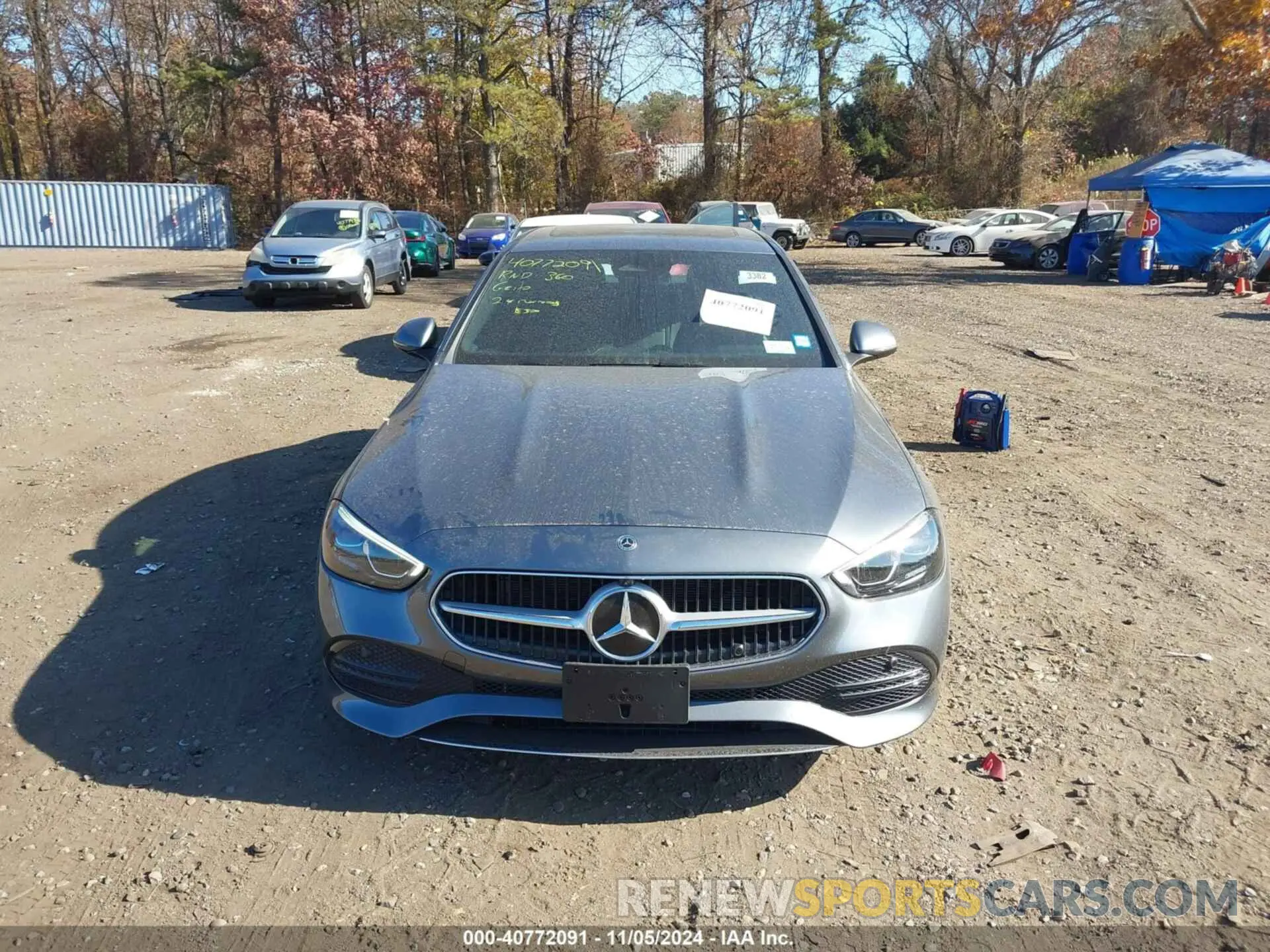 12 Photograph of a damaged car W1KAF4HB4RR229778 MERCEDES-BENZ C 300 2024