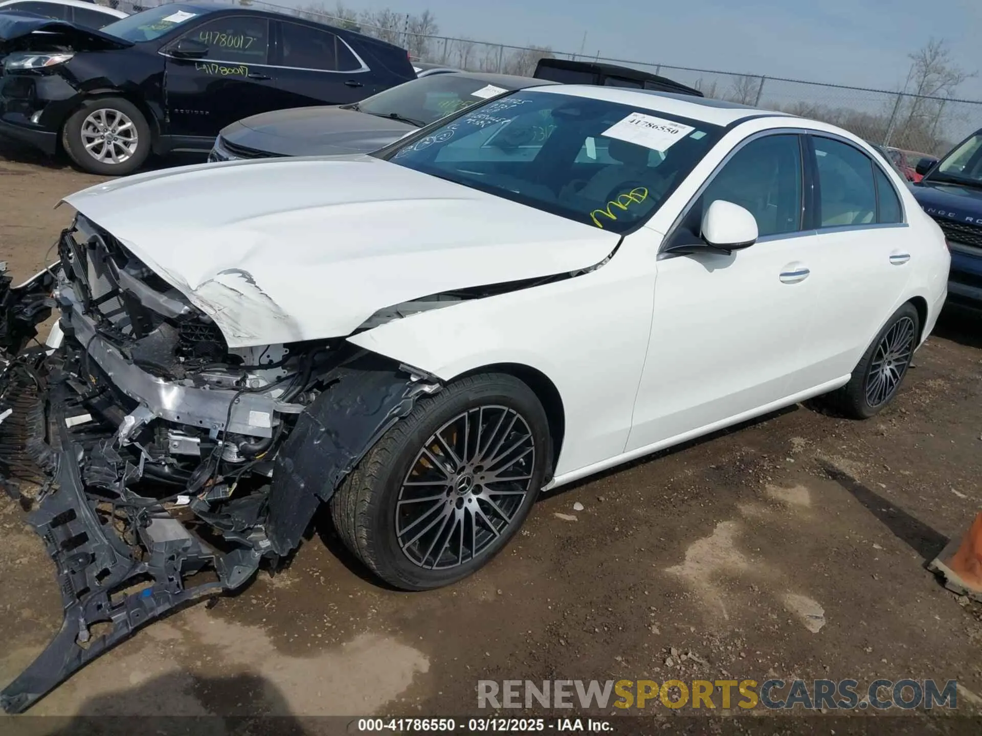 2 Photograph of a damaged car W1KAF4HB6RR160723 MERCEDES-BENZ C 300 2024