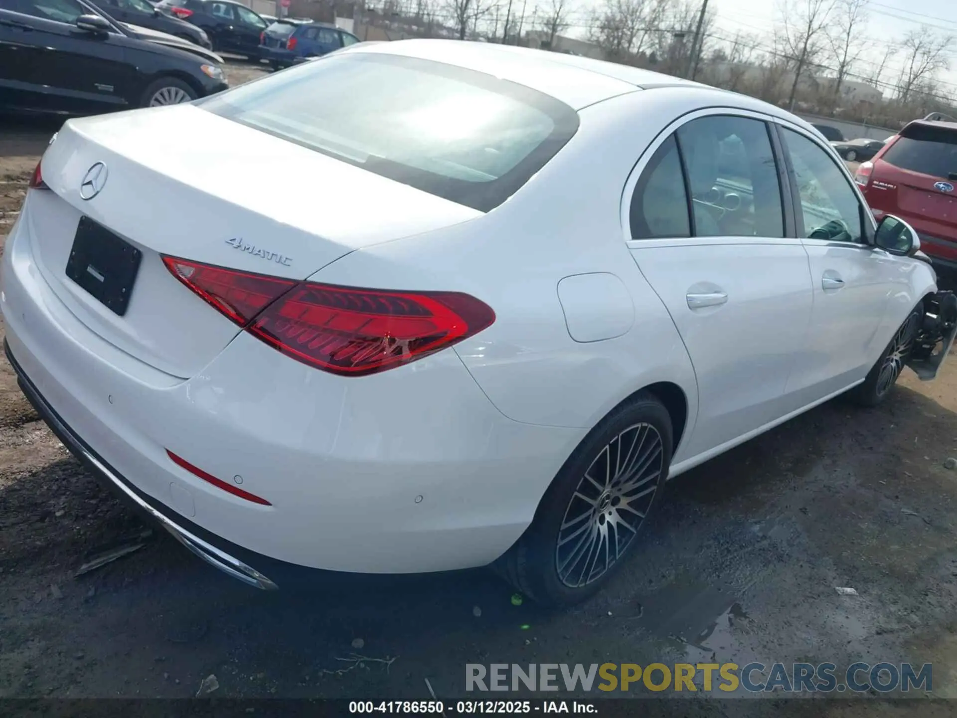 4 Photograph of a damaged car W1KAF4HB6RR160723 MERCEDES-BENZ C 300 2024