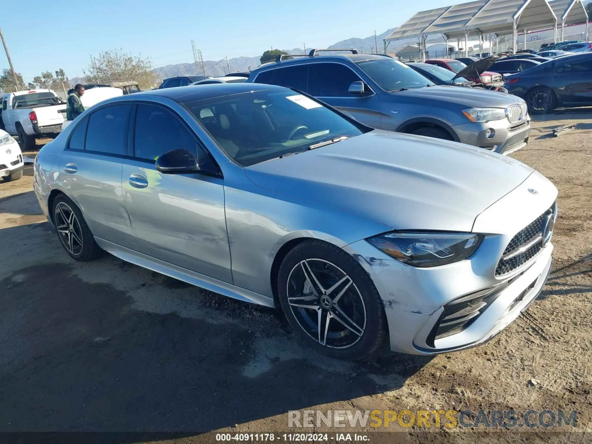1 Photograph of a damaged car W1KAF4HB7RR184559 MERCEDES-BENZ C 300 2024