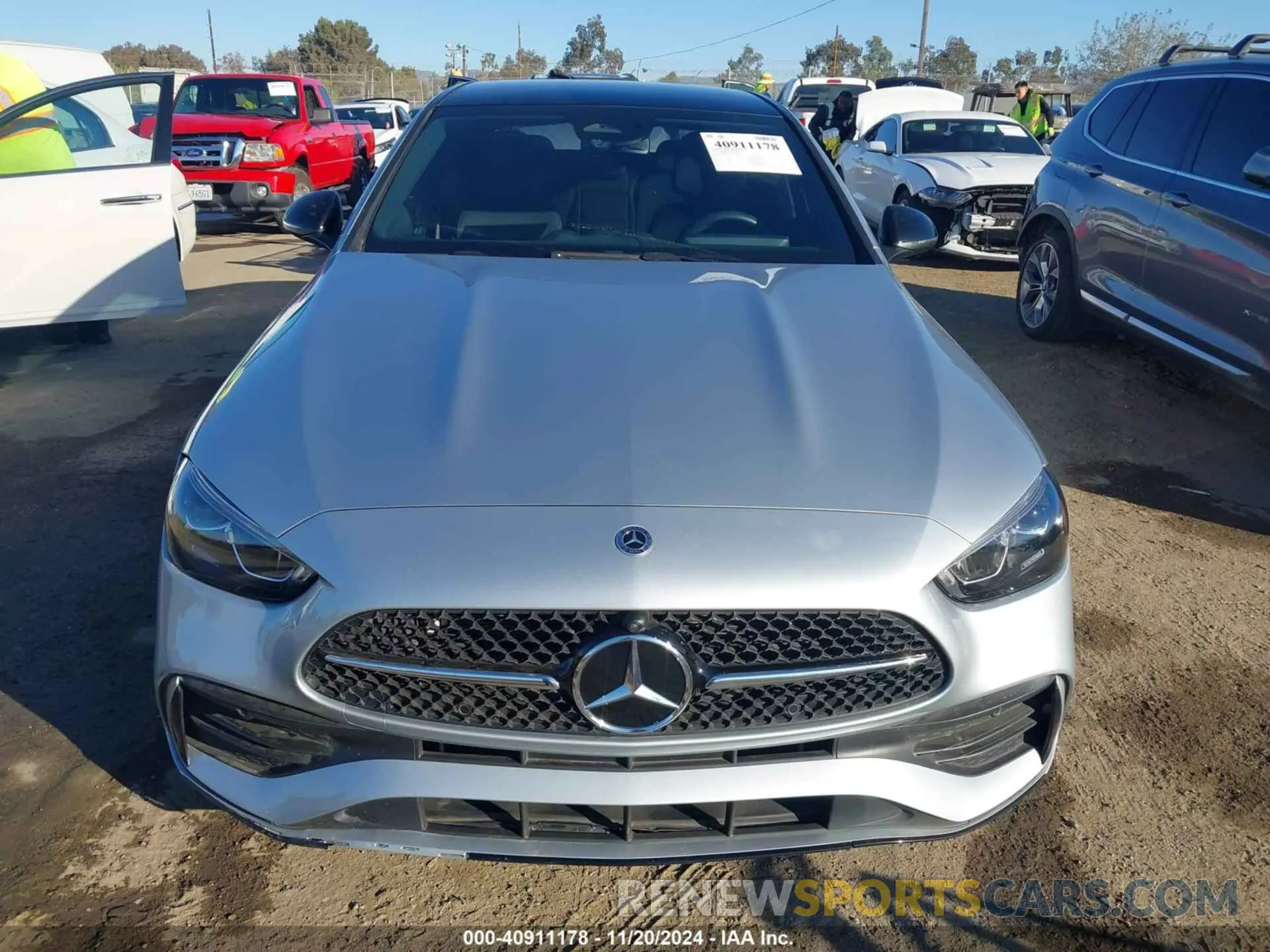 12 Photograph of a damaged car W1KAF4HB7RR184559 MERCEDES-BENZ C 300 2024