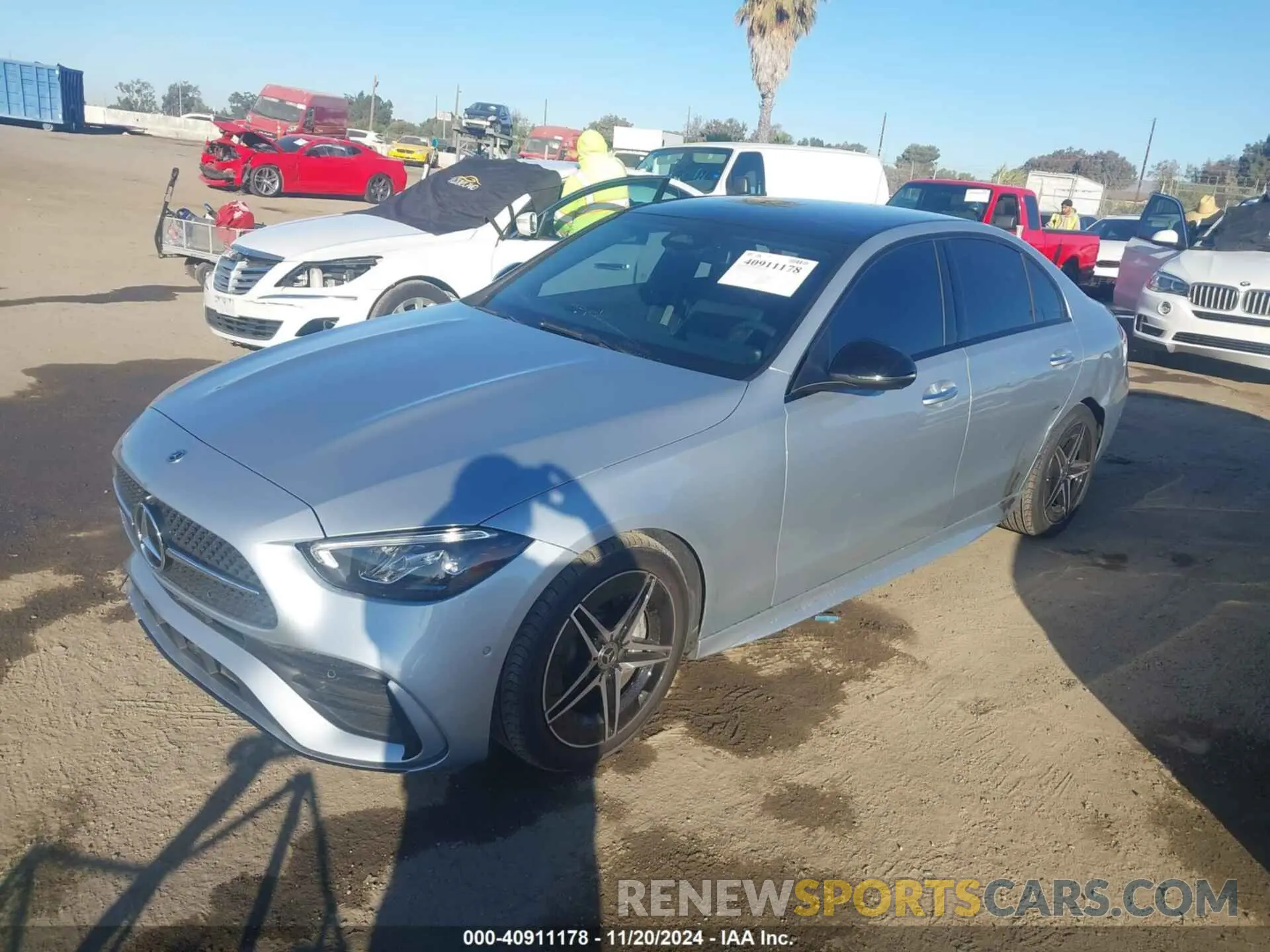 2 Photograph of a damaged car W1KAF4HB7RR184559 MERCEDES-BENZ C 300 2024