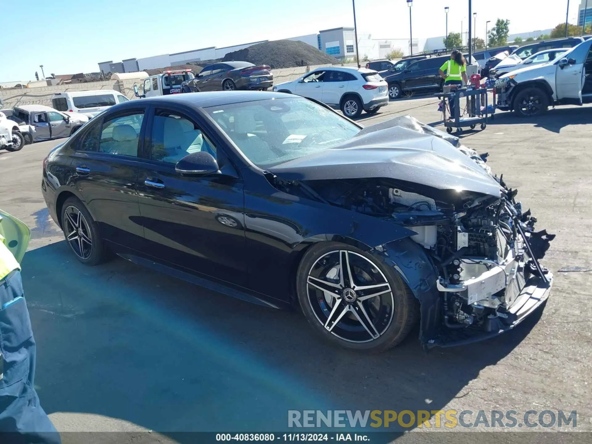 13 Photograph of a damaged car W1KAF4HB7RR190765 MERCEDES-BENZ C 300 2024