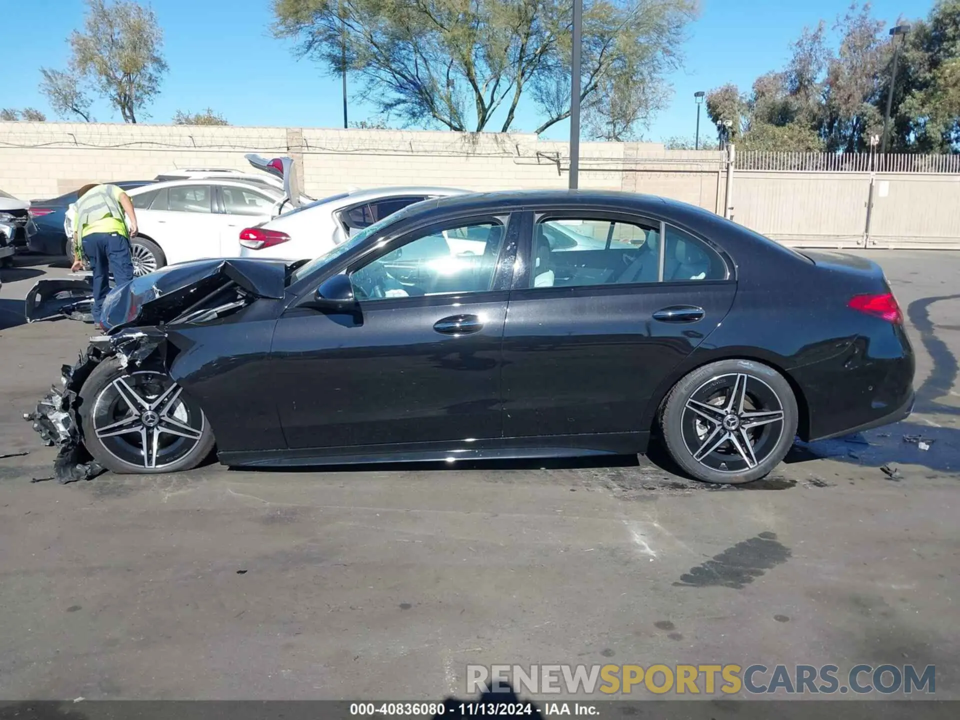 14 Photograph of a damaged car W1KAF4HB7RR190765 MERCEDES-BENZ C 300 2024