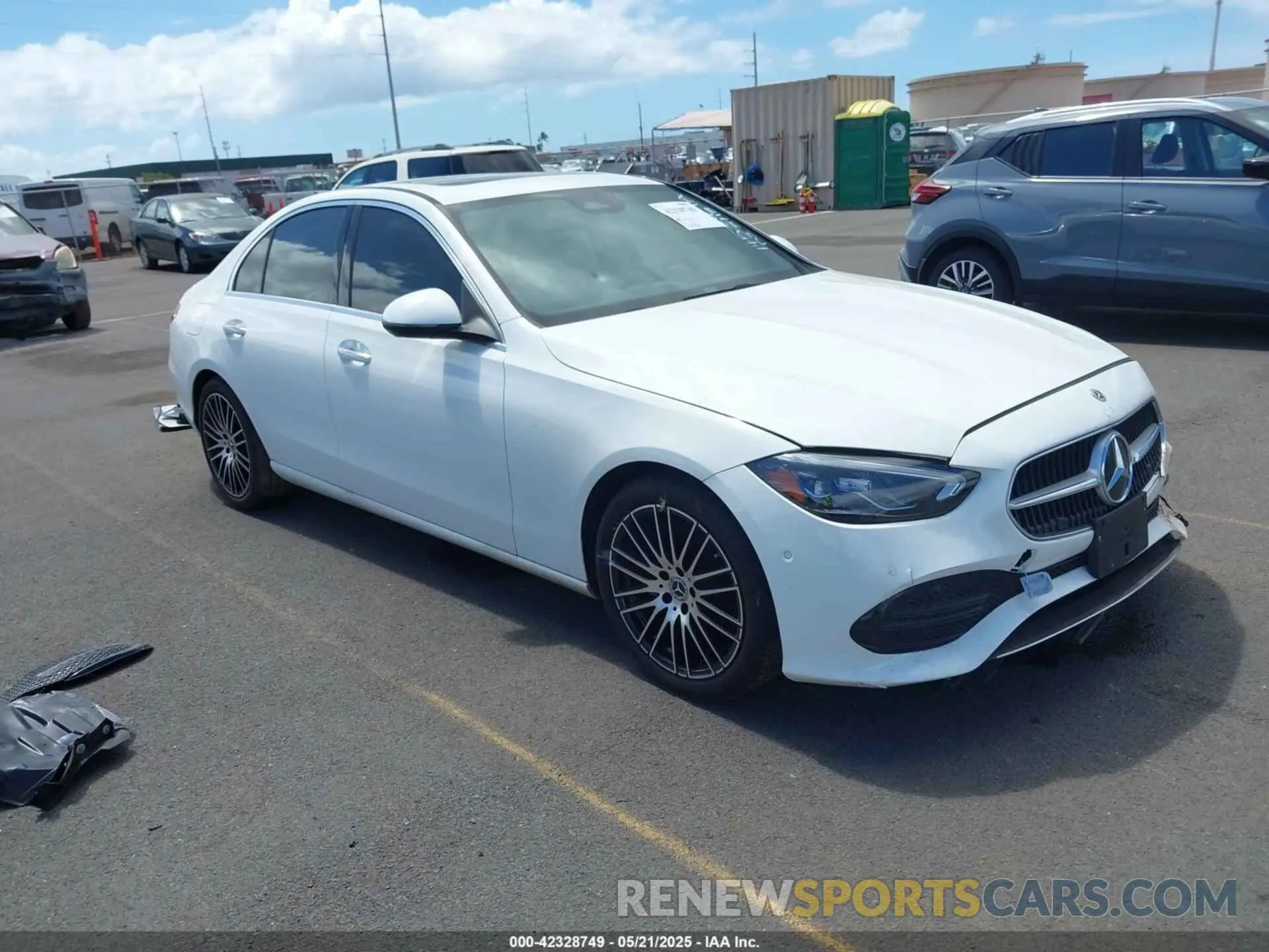 1 Photograph of a damaged car W1KAF4HB7RR197893 MERCEDES-BENZ C 300 2024