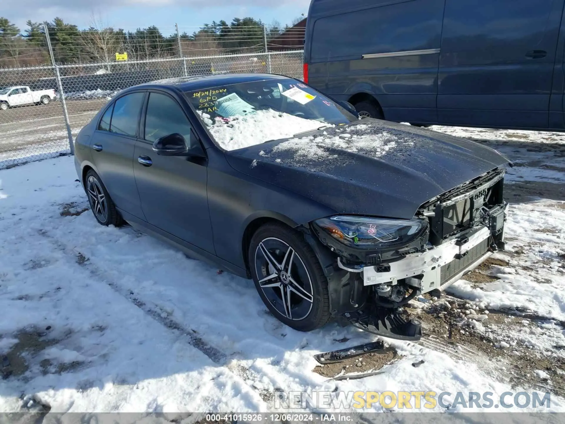 1 Photograph of a damaged car W1KAF4HB8RR172839 MERCEDES-BENZ C 300 2024