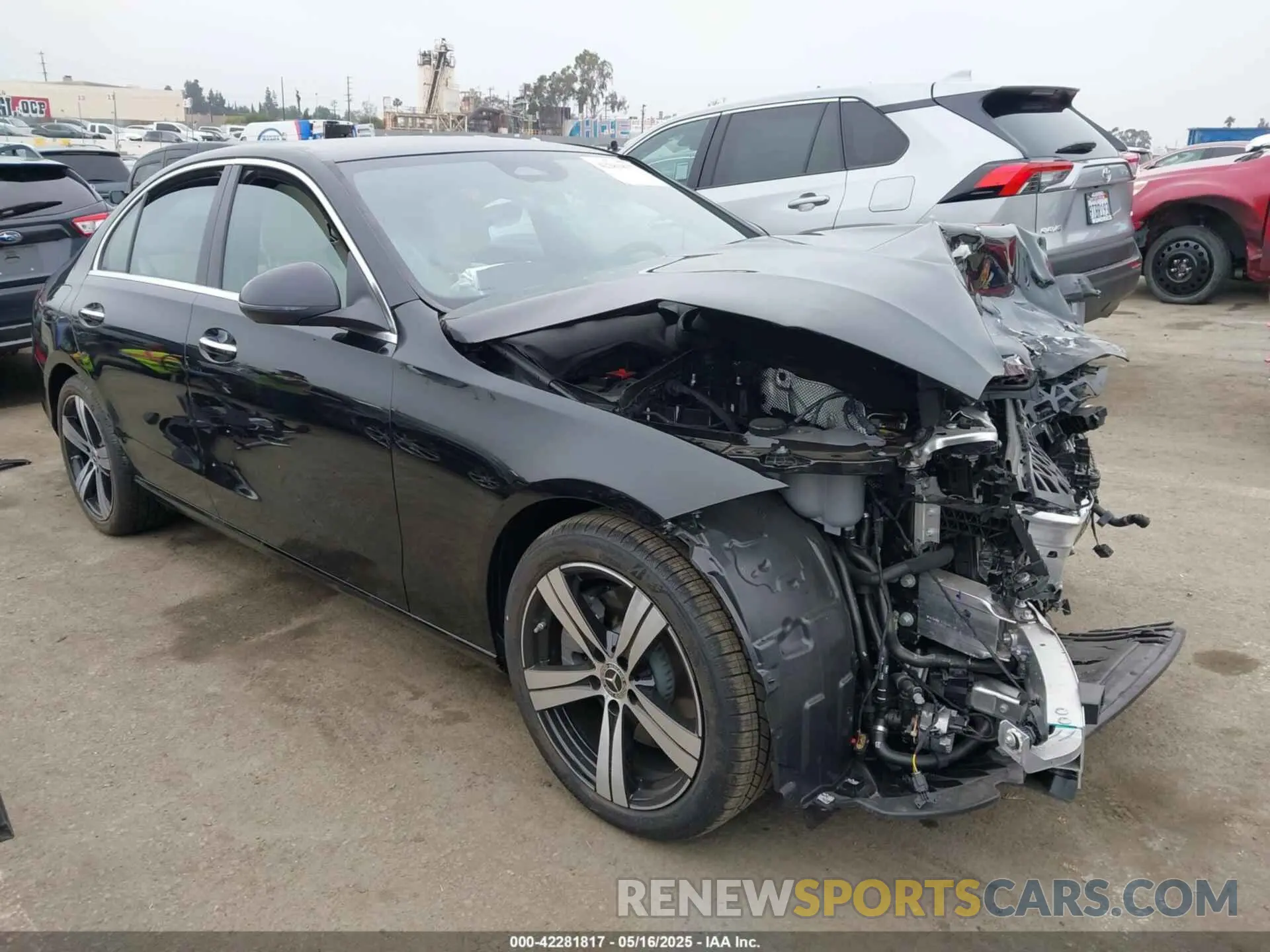 1 Photograph of a damaged car W1KAF4GB0SR246262 MERCEDES-BENZ C 300 2025