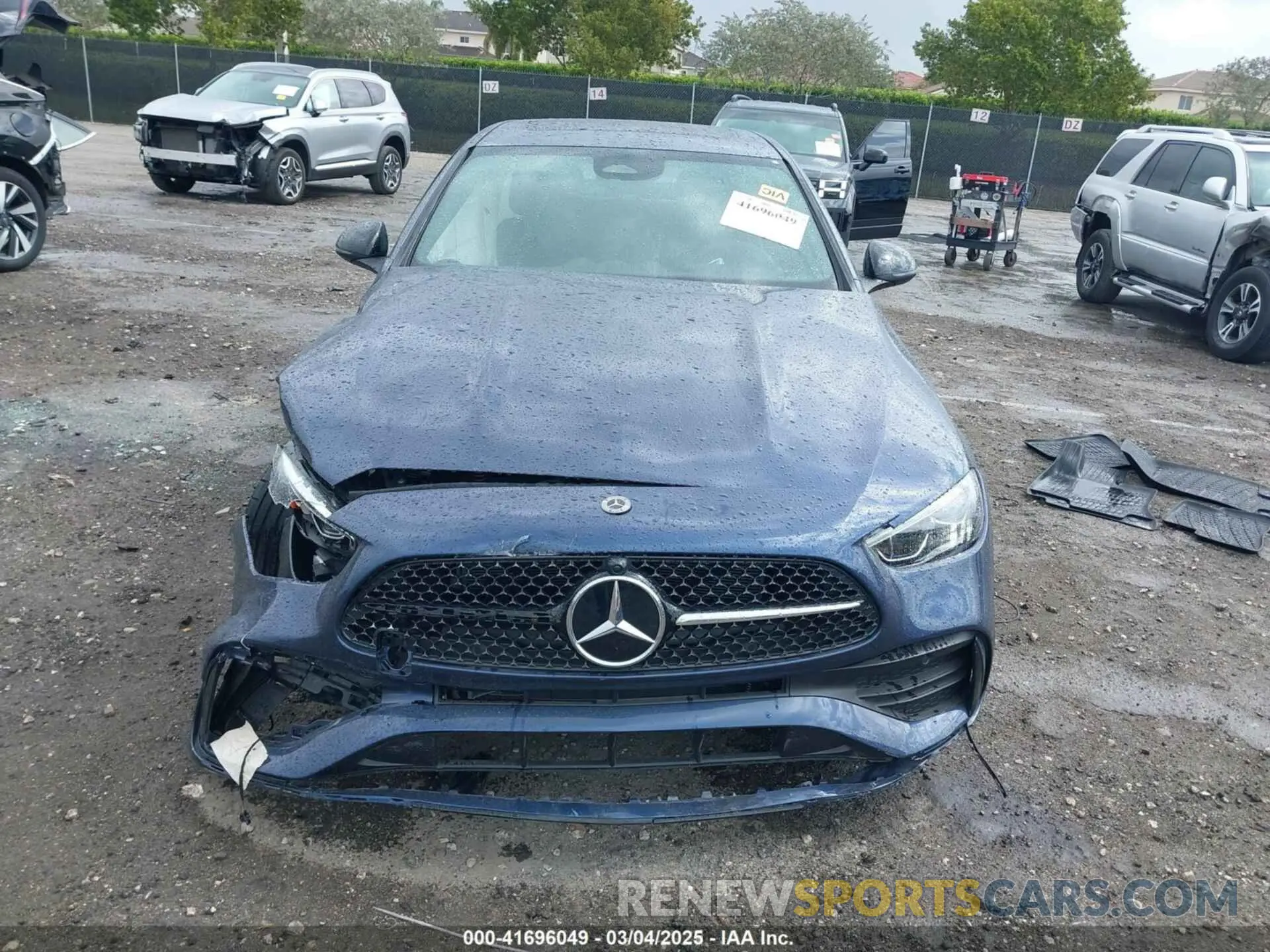 12 Photograph of a damaged car W1KAF4GB5SR239713 MERCEDES-BENZ C 300 2025