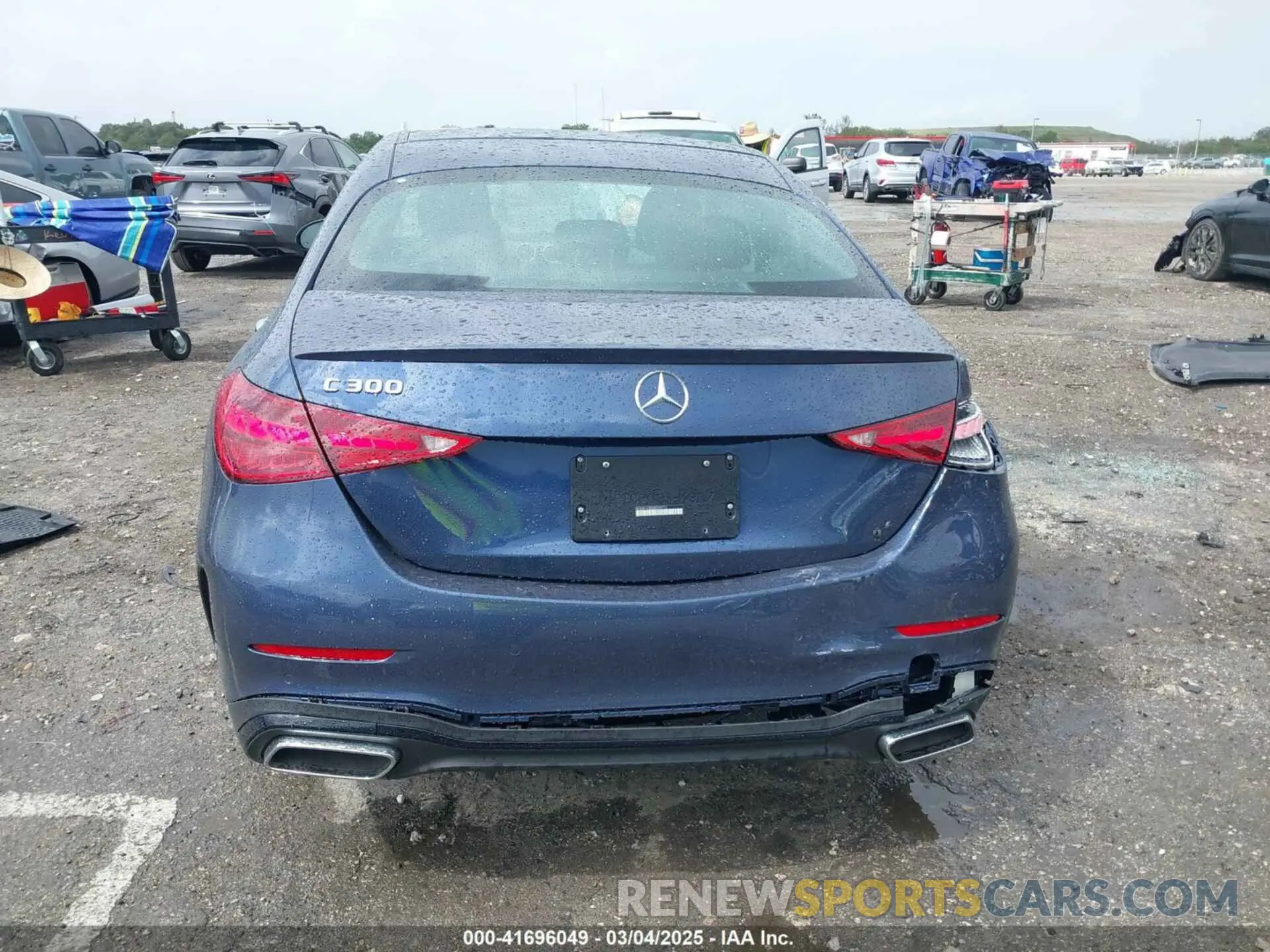16 Photograph of a damaged car W1KAF4GB5SR239713 MERCEDES-BENZ C 300 2025
