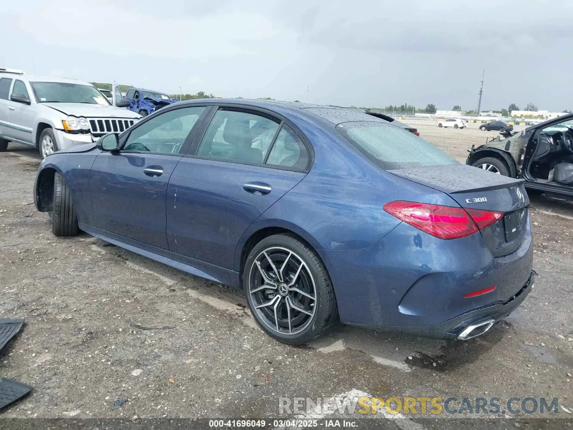 3 Photograph of a damaged car W1KAF4GB5SR239713 MERCEDES-BENZ C 300 2025