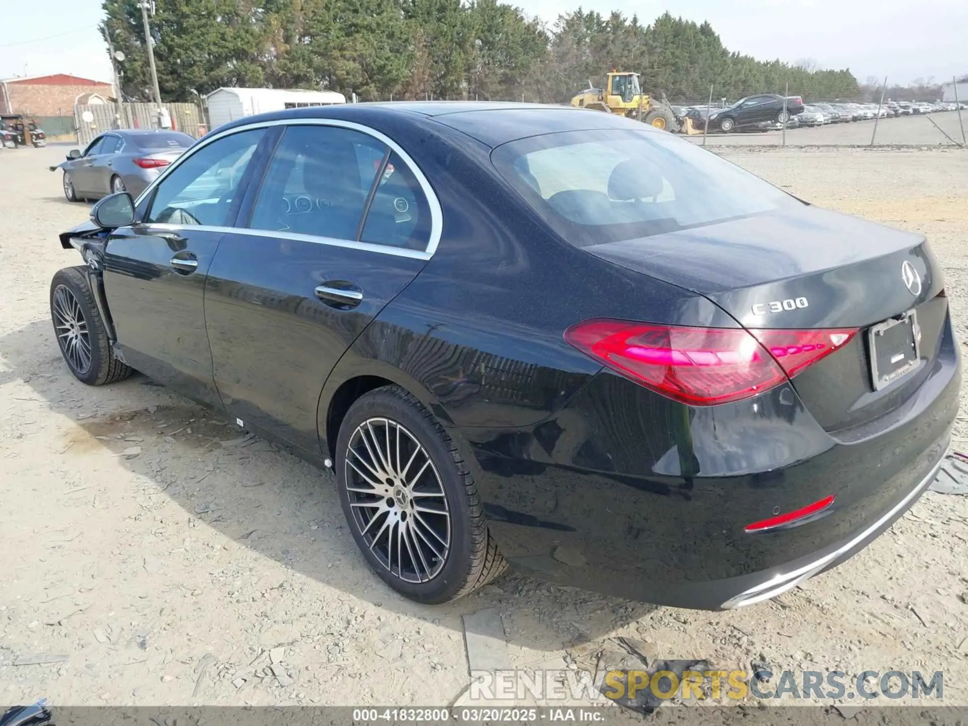 3 Photograph of a damaged car W1KAF4HB7SR253109 MERCEDES-BENZ C 300 2025