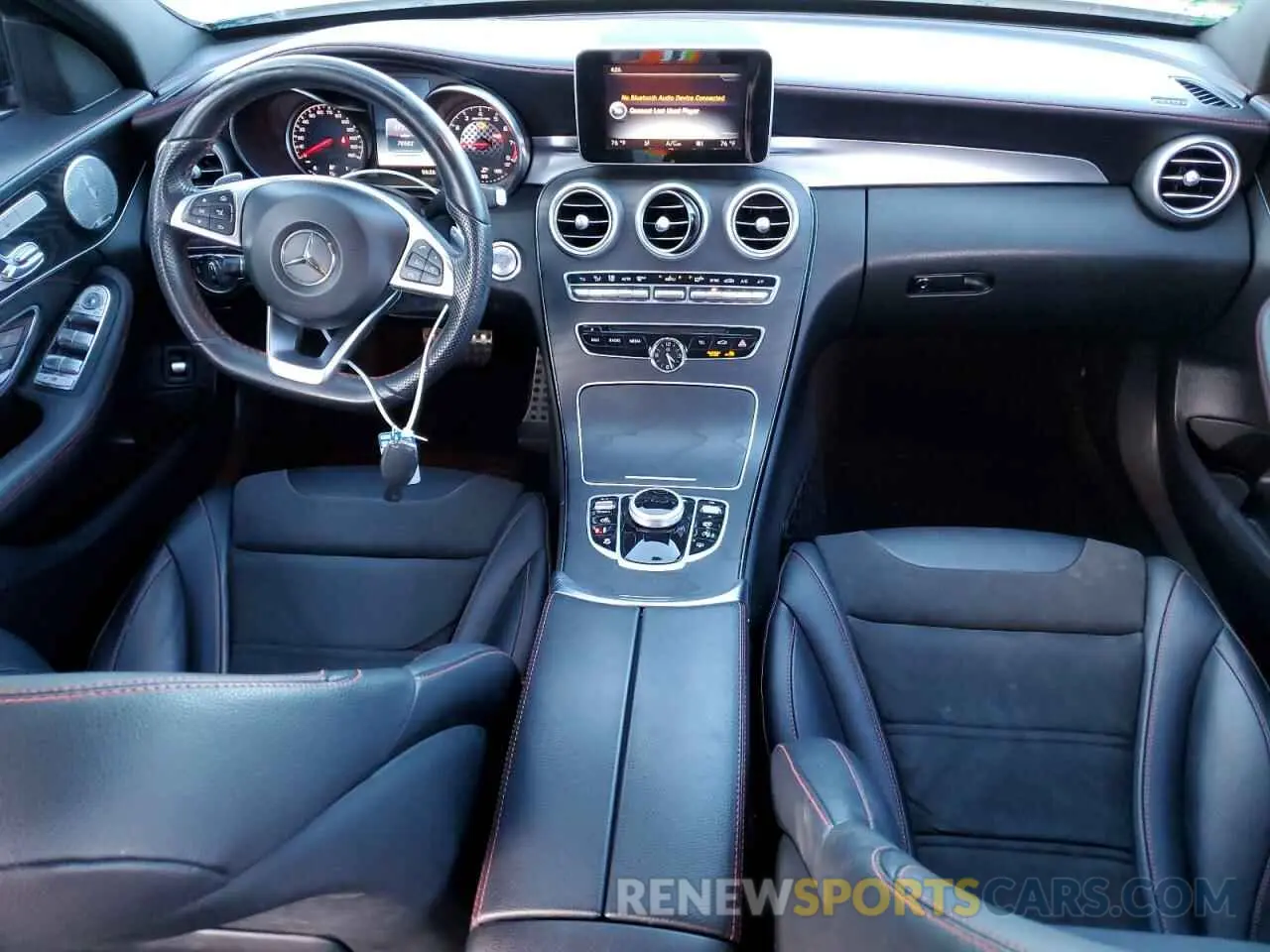 8 Photograph of a damaged car 55SWF6EB2HU213985 MERCEDES-BENZ C-CLASS 2017