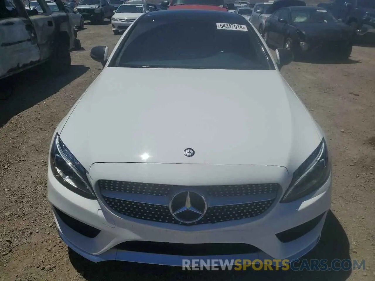 5 Photograph of a damaged car WDDWJ4JB4HF494666 MERCEDES-BENZ C-CLASS 2017