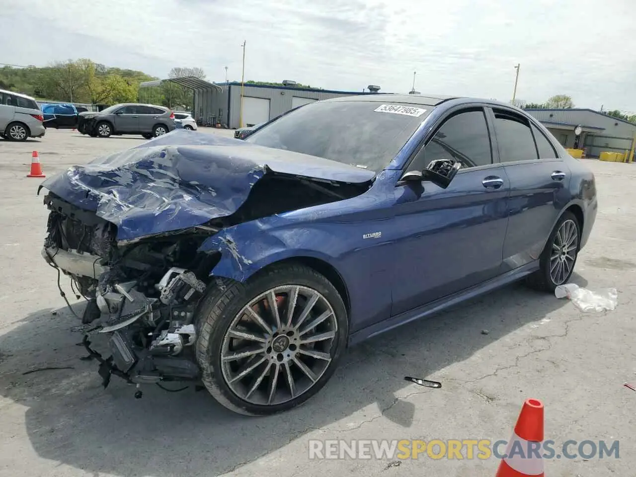 1 Photograph of a damaged car 55SWF6EB4KU287626 MERCEDES-BENZ C-CLASS 2019